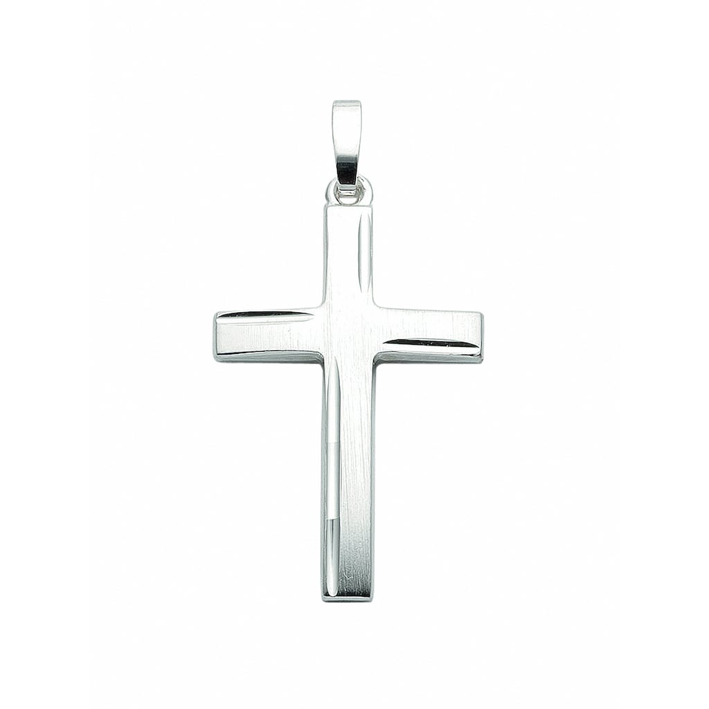 Adelia´s Kettenanhänger 925 Silber Kreuz Anhänger Silberschmuck für Damen &  Herren