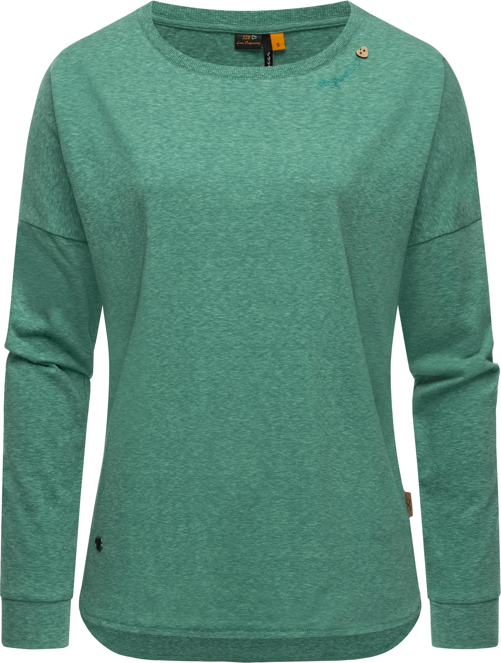 »Shimona Shirt Langarmshirt Damen kaufen Long«, online melierter | Ragwear in walking I\'m Optik stylisches