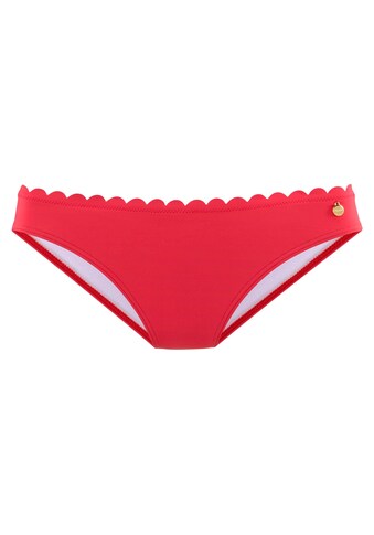 LASCANA Bikini-Hose »Scallop«, mit gelaserter Wellenkante kaufen