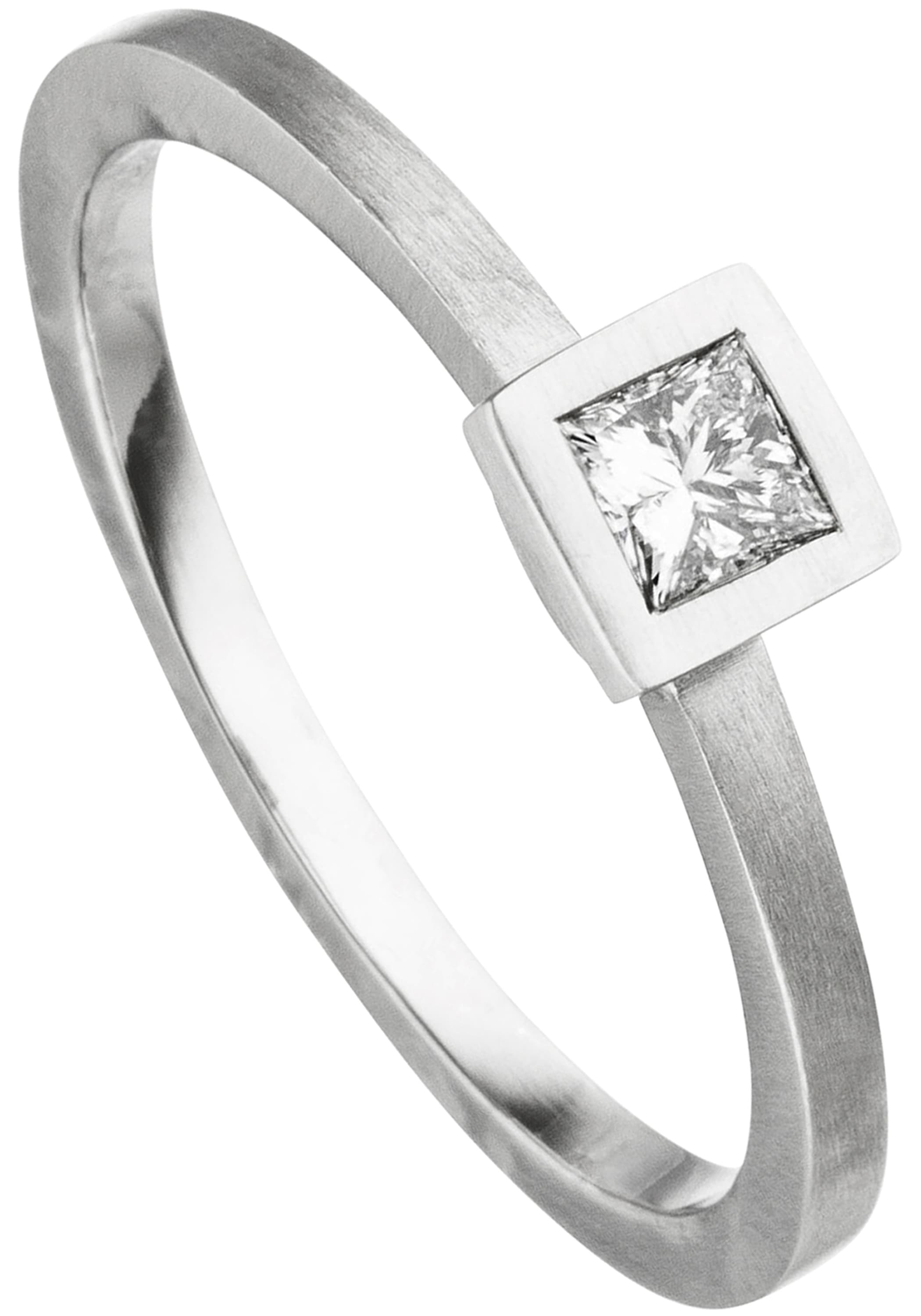 JOBO Fingerring Ring mit Diamant 0 20 ct. 950 Platin