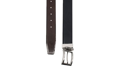 LERROS Ledergürtel »LERROS Ledergürtel MATTHEW mit schwarzer Schließe«  kaufen | I\'m walking