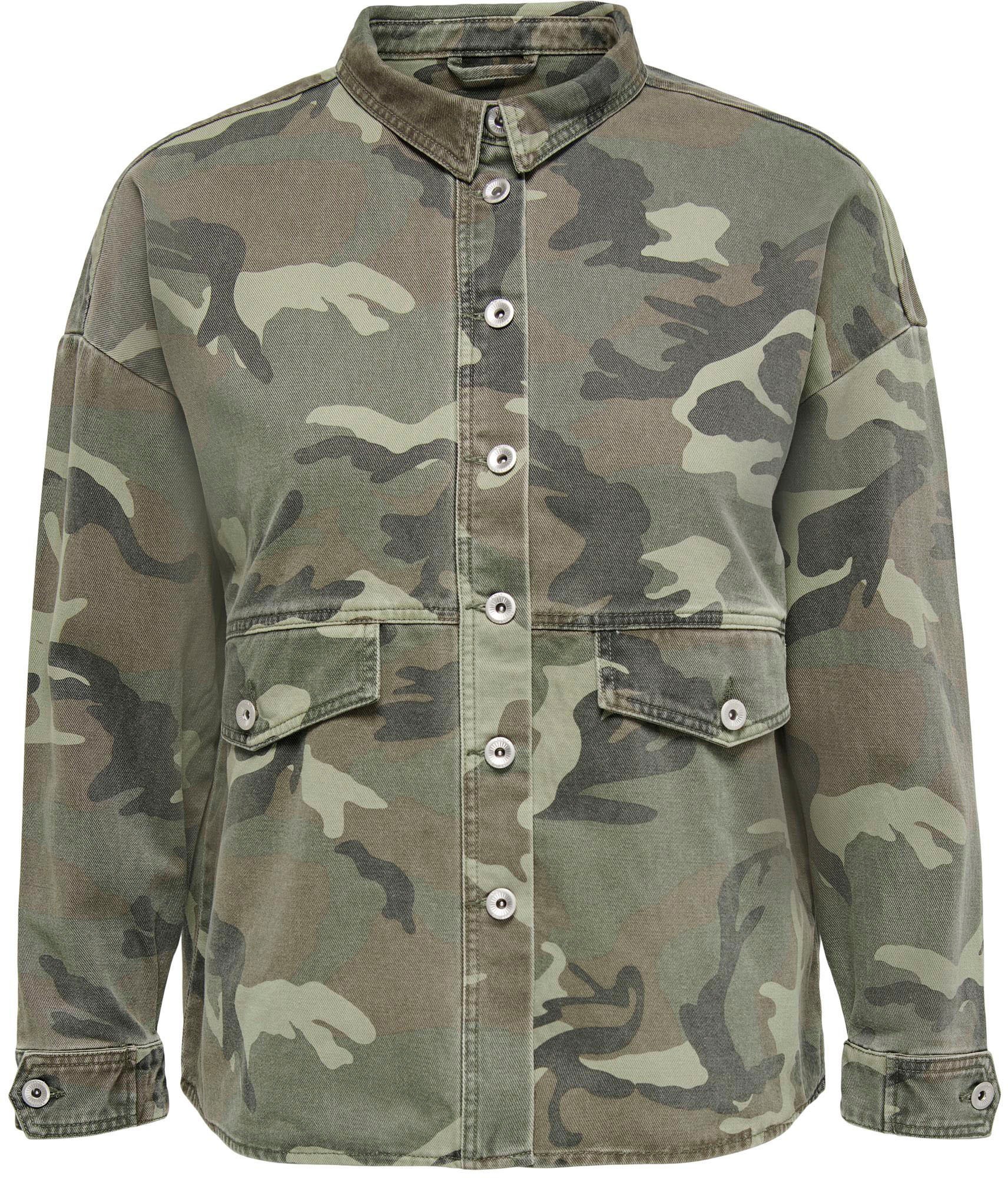 ONLY CARMAKOMA Fieldjacket »CARCHARLIE AOP CANVAS JACKET OTW« kaufen