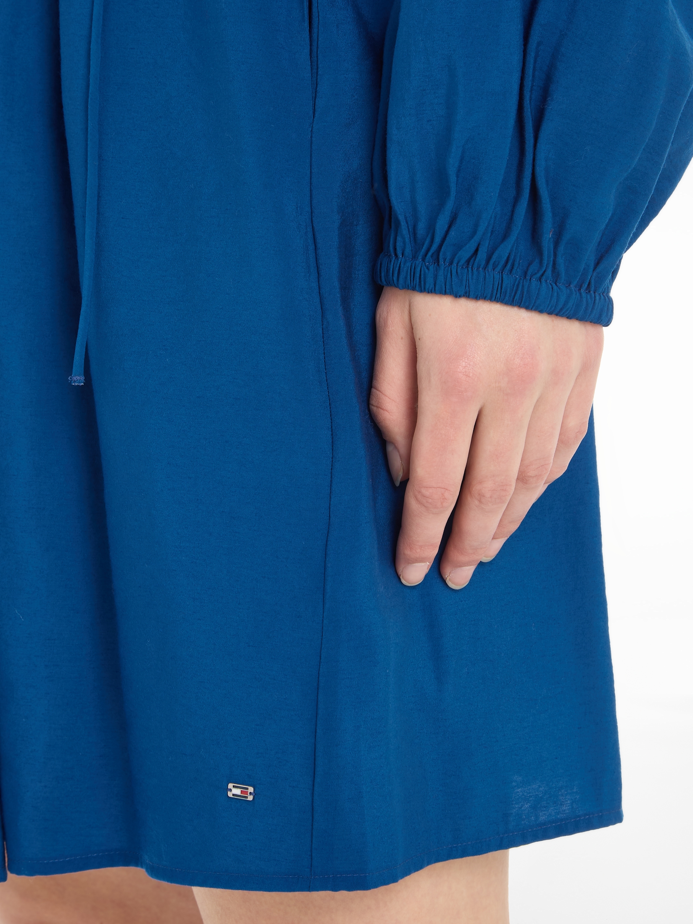 Blusenkleid MODAL I\'m kaufen Hilfiger Tommy walking mit online »TEXTURED SHORT | DRESS«, Taillenbund