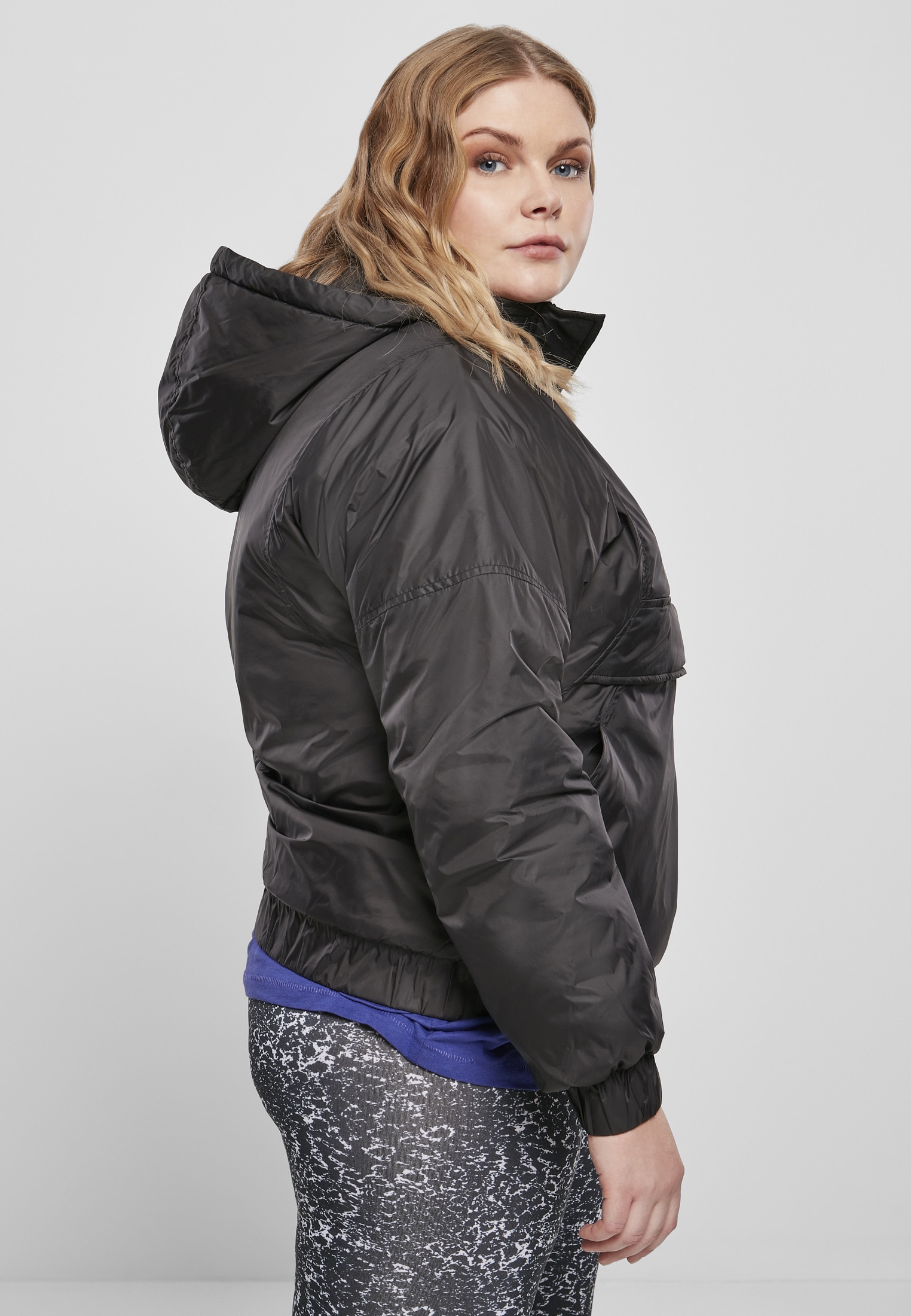 Padded »Frauen CLASSICS Over Pull (1 Kapuze Jacket«, URBAN kaufen mit online walking Ladies | Outdoorjacke I\'m St.), Panel