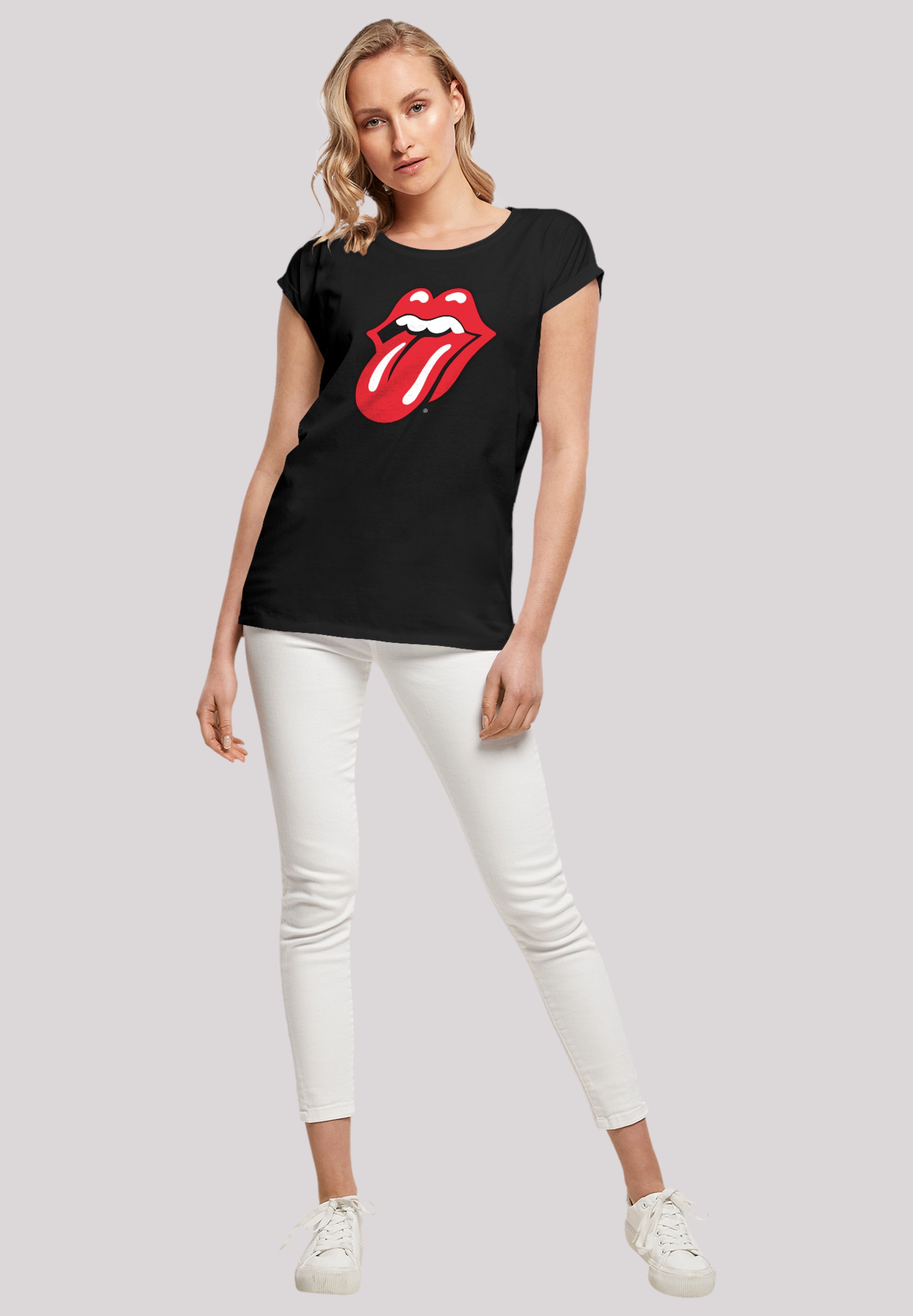 F4NT4STIC T-Shirt »The Rolling Stones | walking I\'m Rot«, Print kaufen Zunge