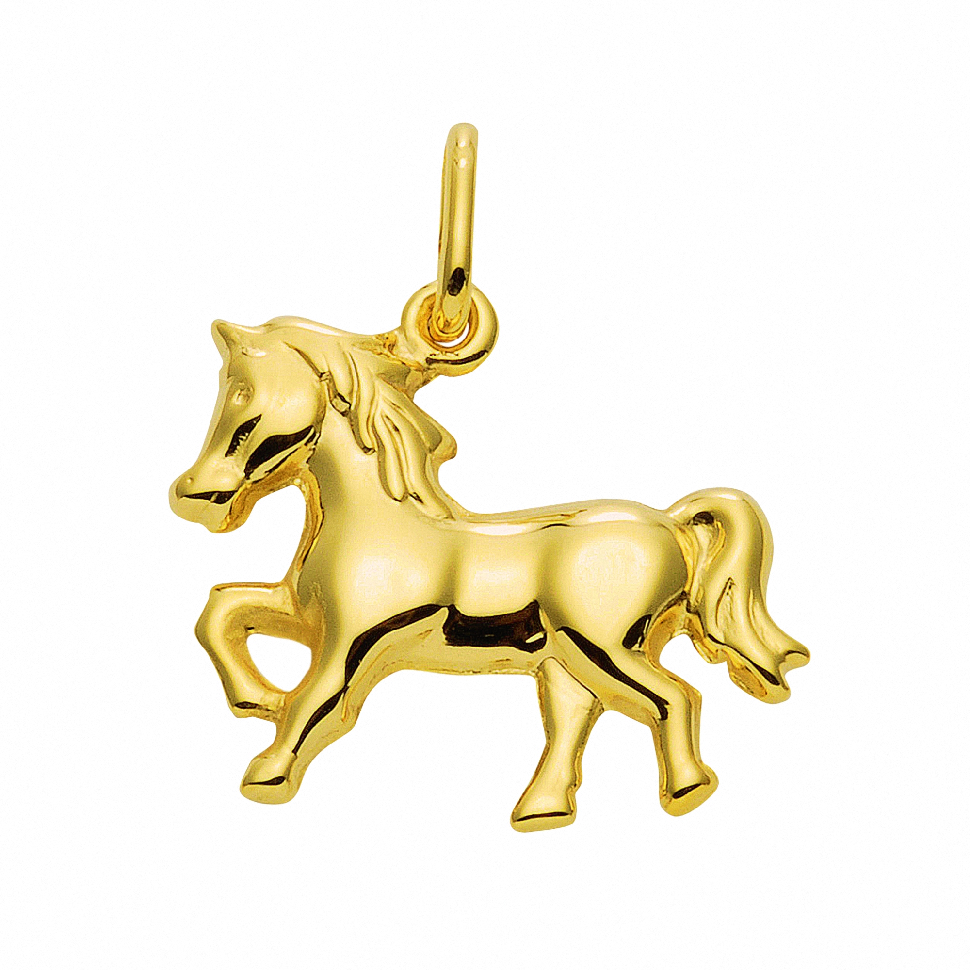 Adelia´s Kette mit Anhänger »333 kaufen walking Schmuckset I\'m mit Halskette | - Gold Anhänger Set Pferd«, online