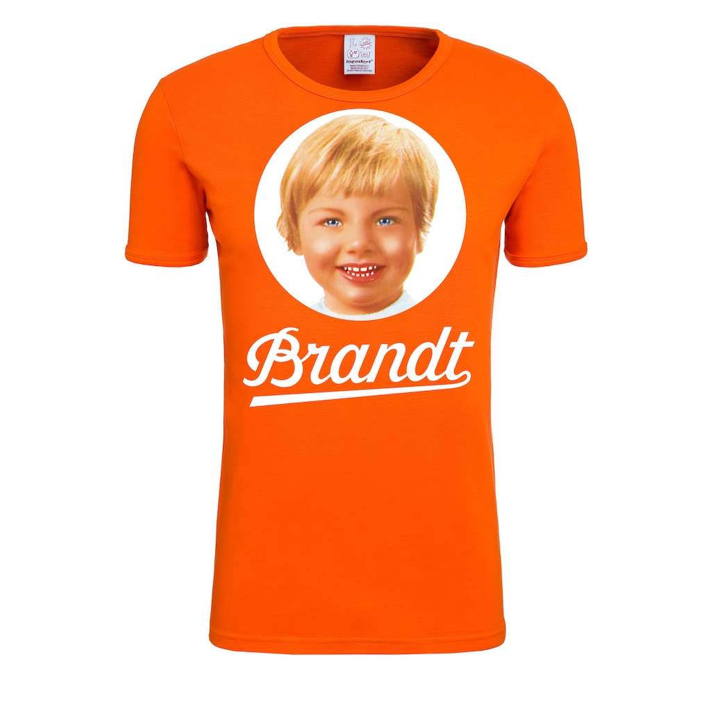 LOGOSHIRT T-Shirt Brandt Zwieback 70s mit lizenziertem Originaldesign