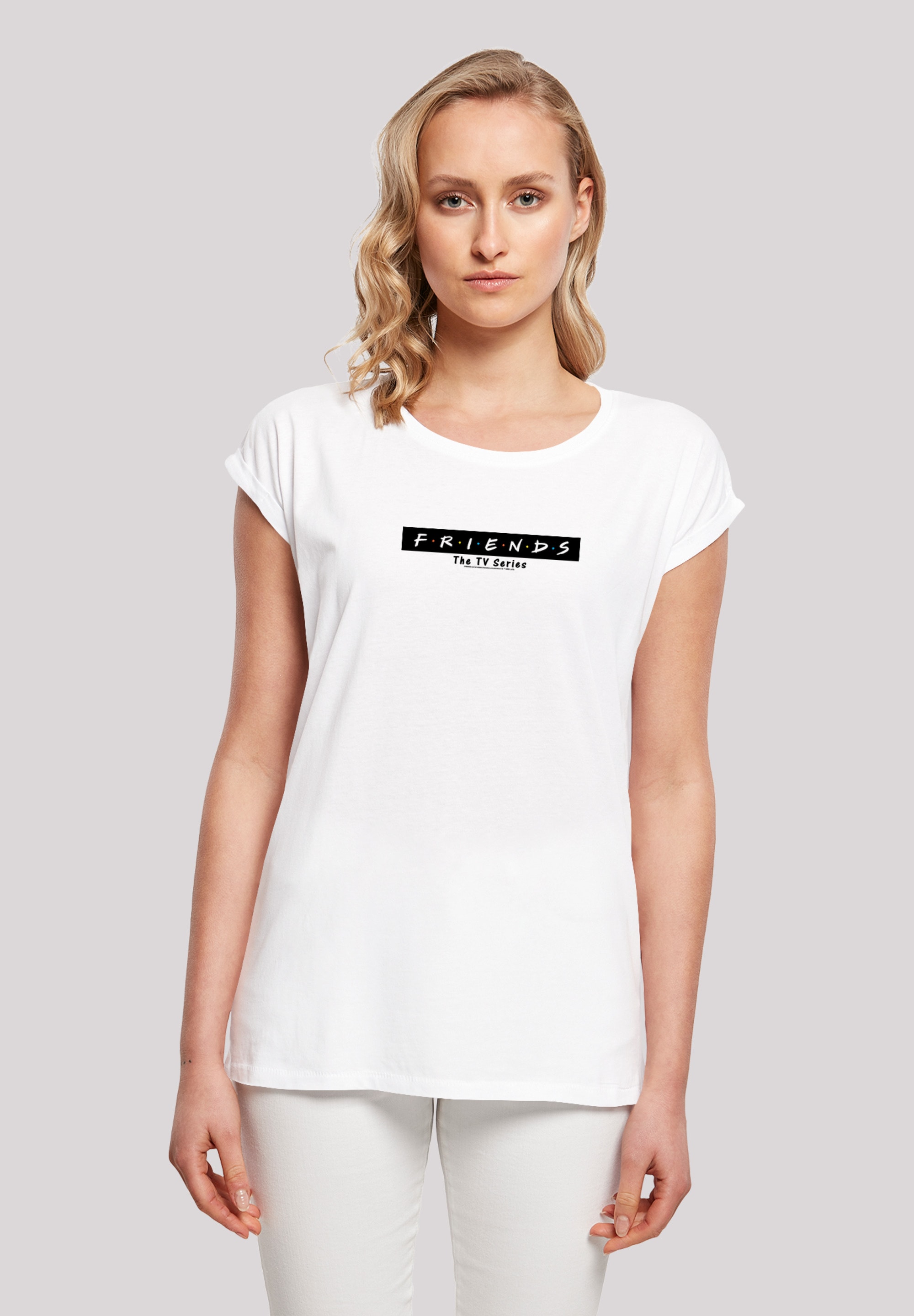 F4NT4STIC T-Shirt »TV Serie Print Logo FRIENDS shoppen I\'m | Block\'«, walking