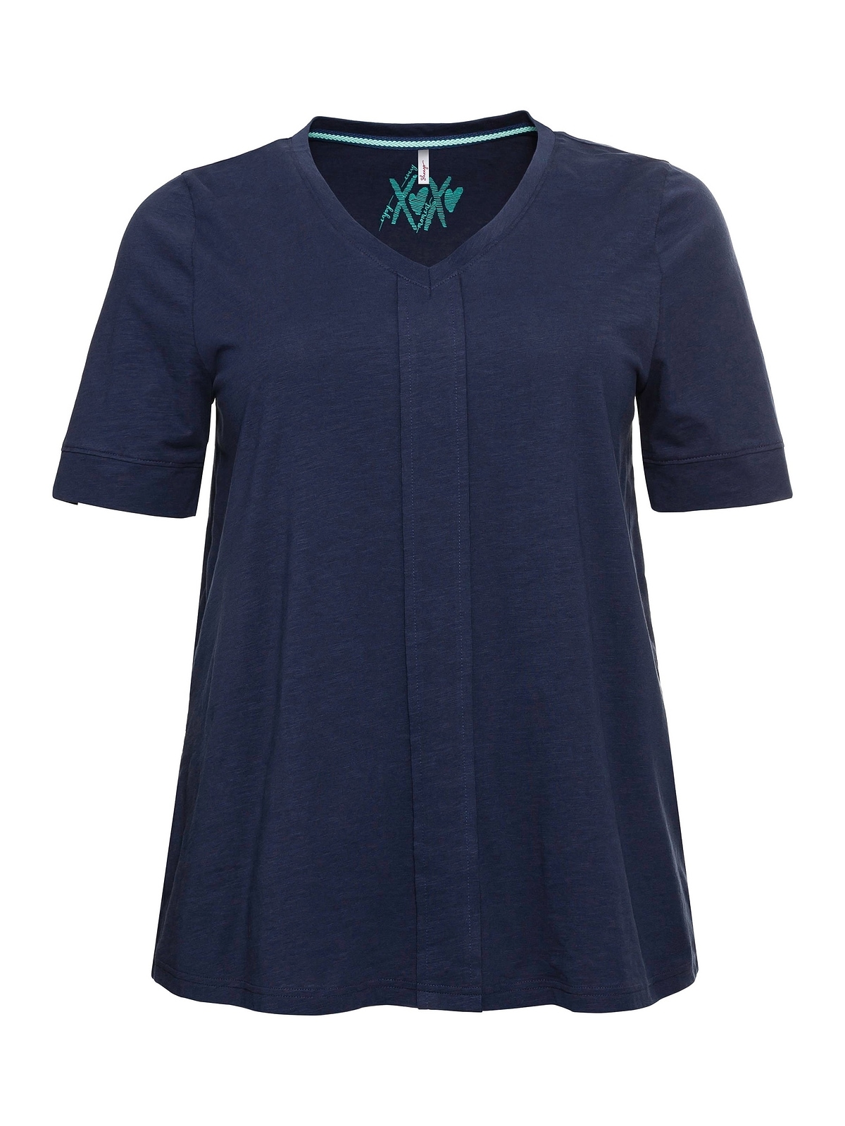 Sheego T-Shirt »Große Größen«, mit vorne I\'m | bestellen dekorativer Falte walking
