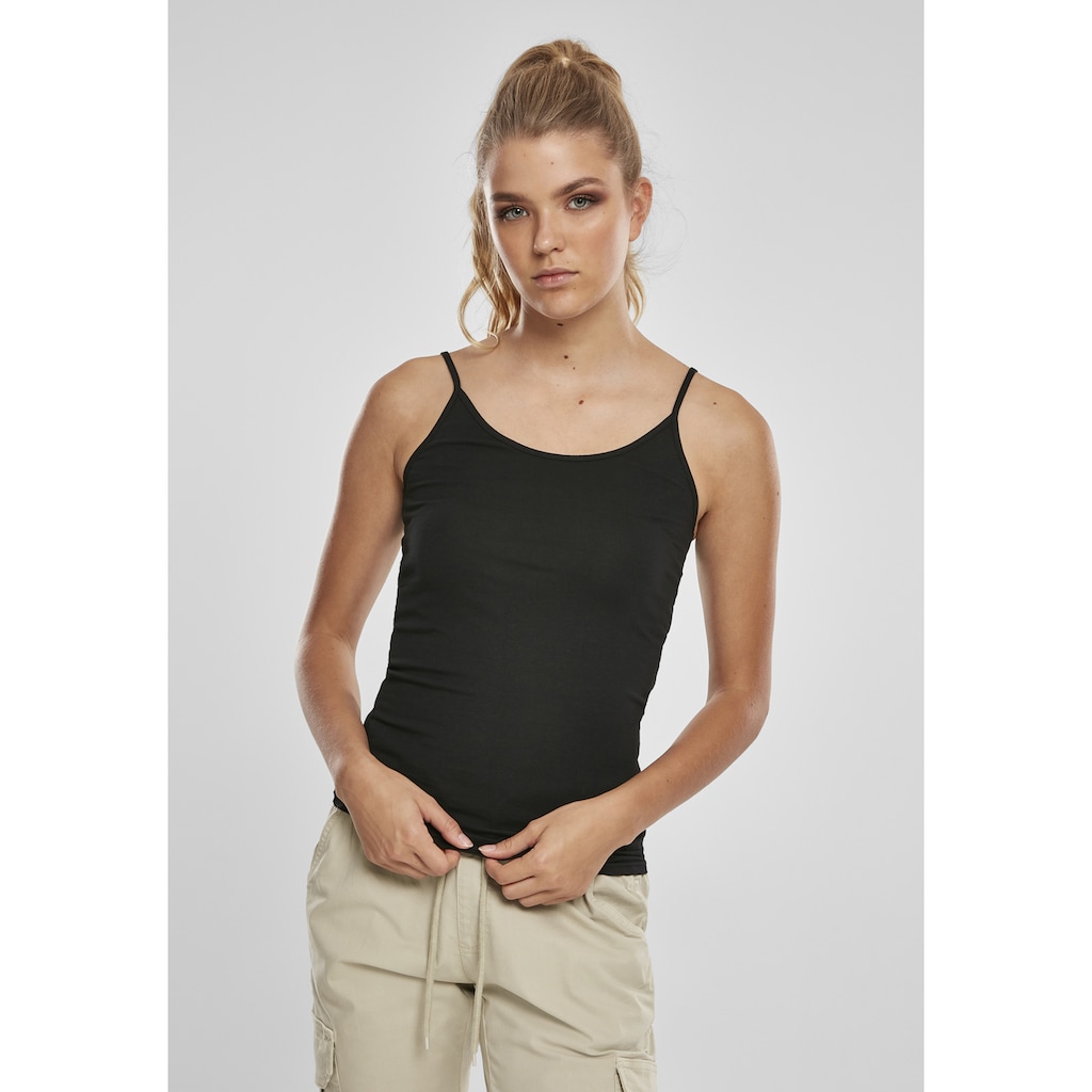 URBAN CLASSICS T-Shirt Damen Ladies Basic Top 2-Pack (1 tlg.)