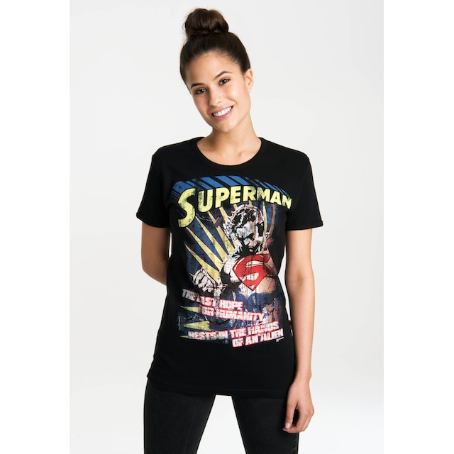 LOGOSHIRT T-Shirt »Superman – The Last Hope«, mit lizenziertem  Originaldesign bestellen | I'm walking
