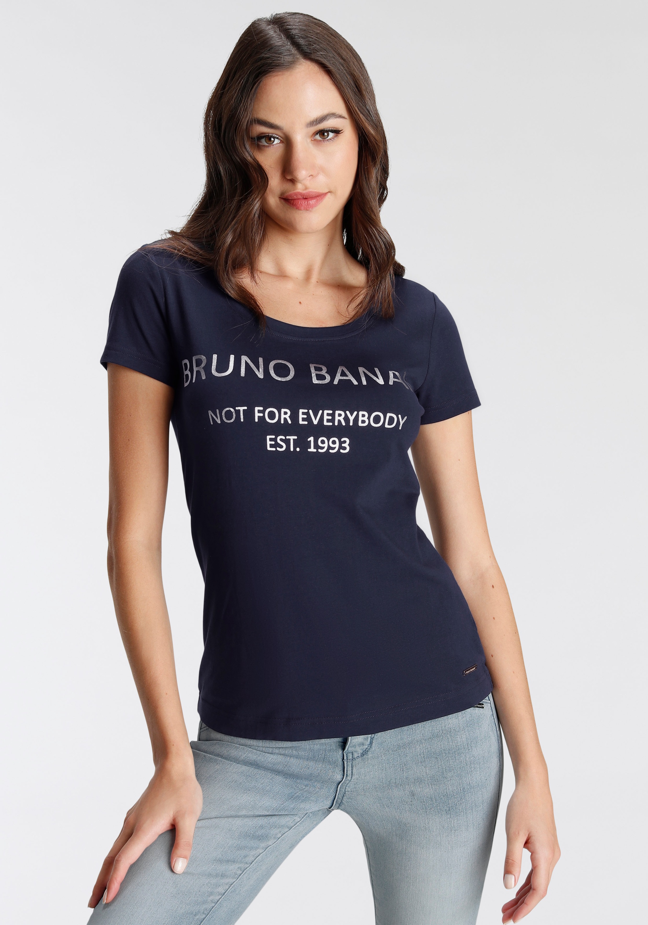 shoppen Banani T-Shirt, NEUE goldfarbenem walking mit Bruno | I\'m Logodruck KOLLEKTION