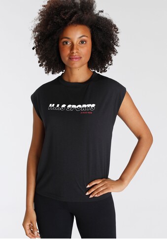 T-Shirt, mit zweifarbigem Logo-Print vorne