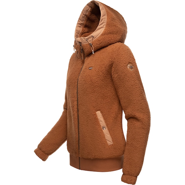 Ragwear Outdoorjacke »Cousy Short«, mit Kapuze, flauschige Übergangsjacke  mit Teddyfell und Kapuze online kaufen | I\'m walking