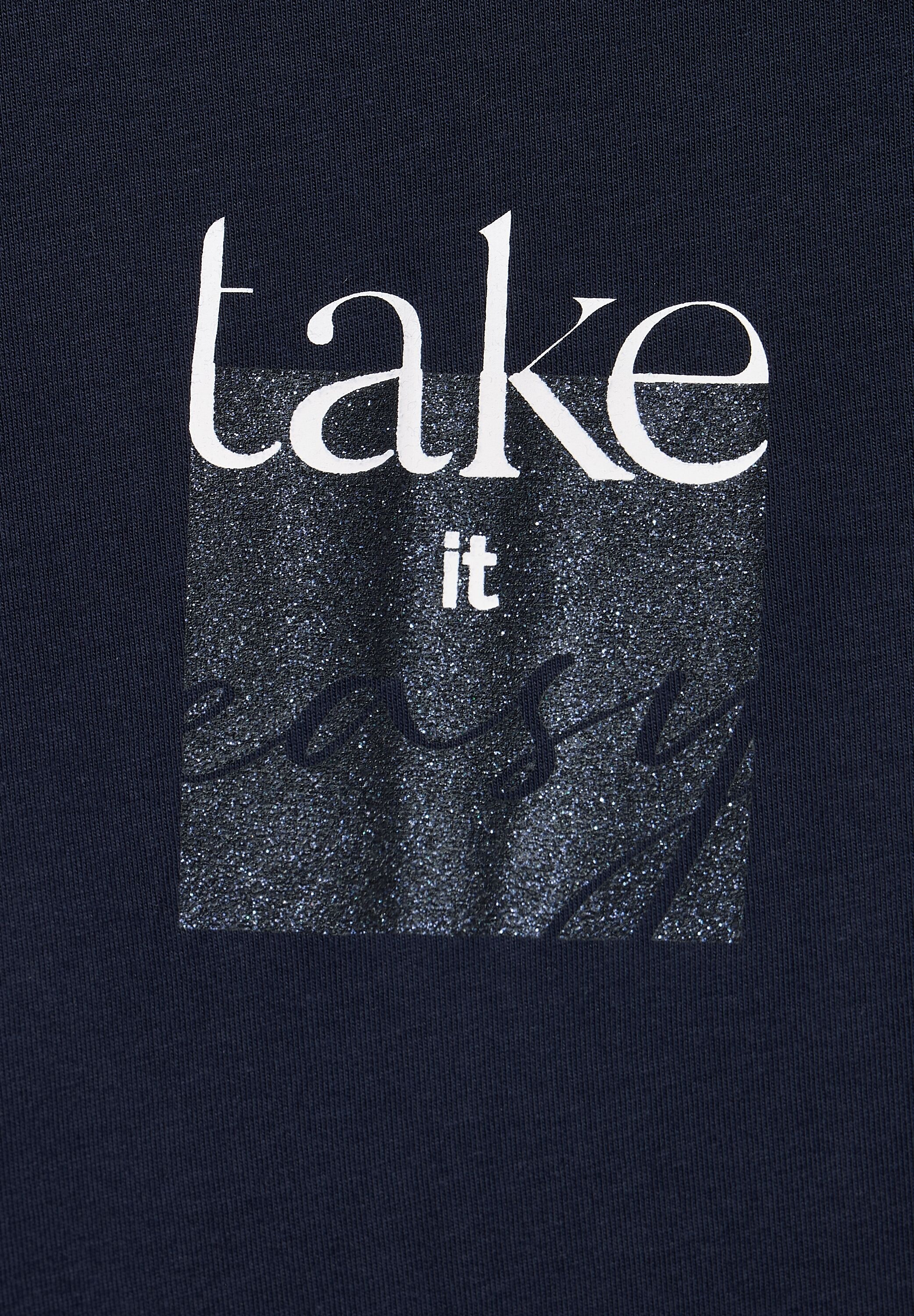 STREET T-Shirt, ONE Glitzer-Wording-Print mit walking | bestellen I\'m