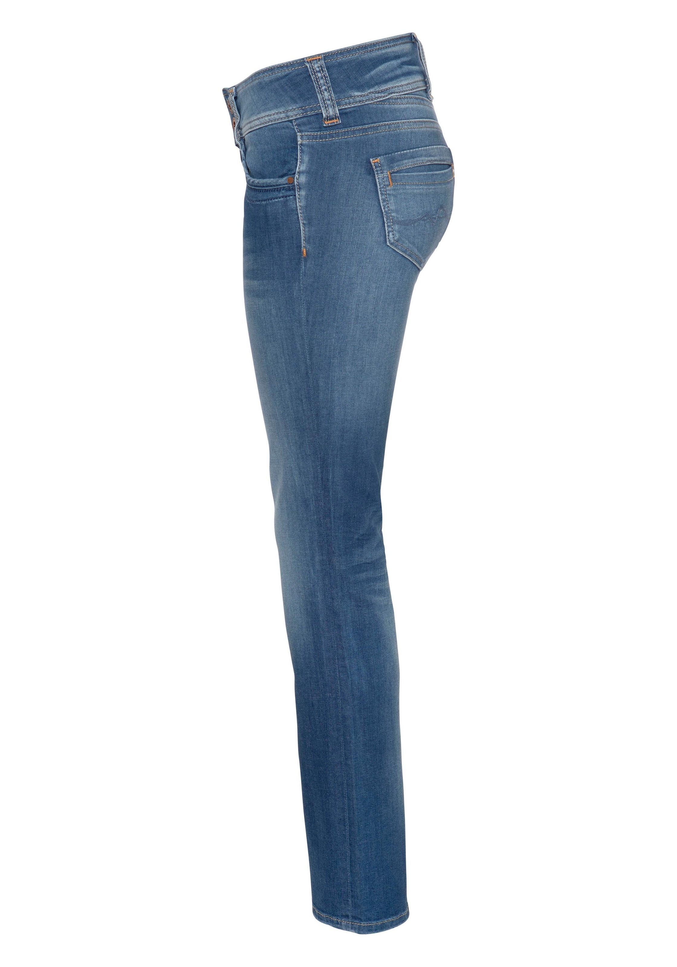 Qualtät und »GEN«, Bein Straight-Jeans online mit Pepe in geradem Doppel-Knopf-Bund Jeans schöner