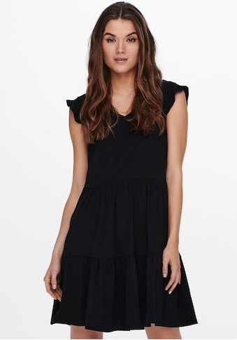 ONLY Jerseykleid »ONLMAY CAP SLEEVES FRILL DRESS« kaufen