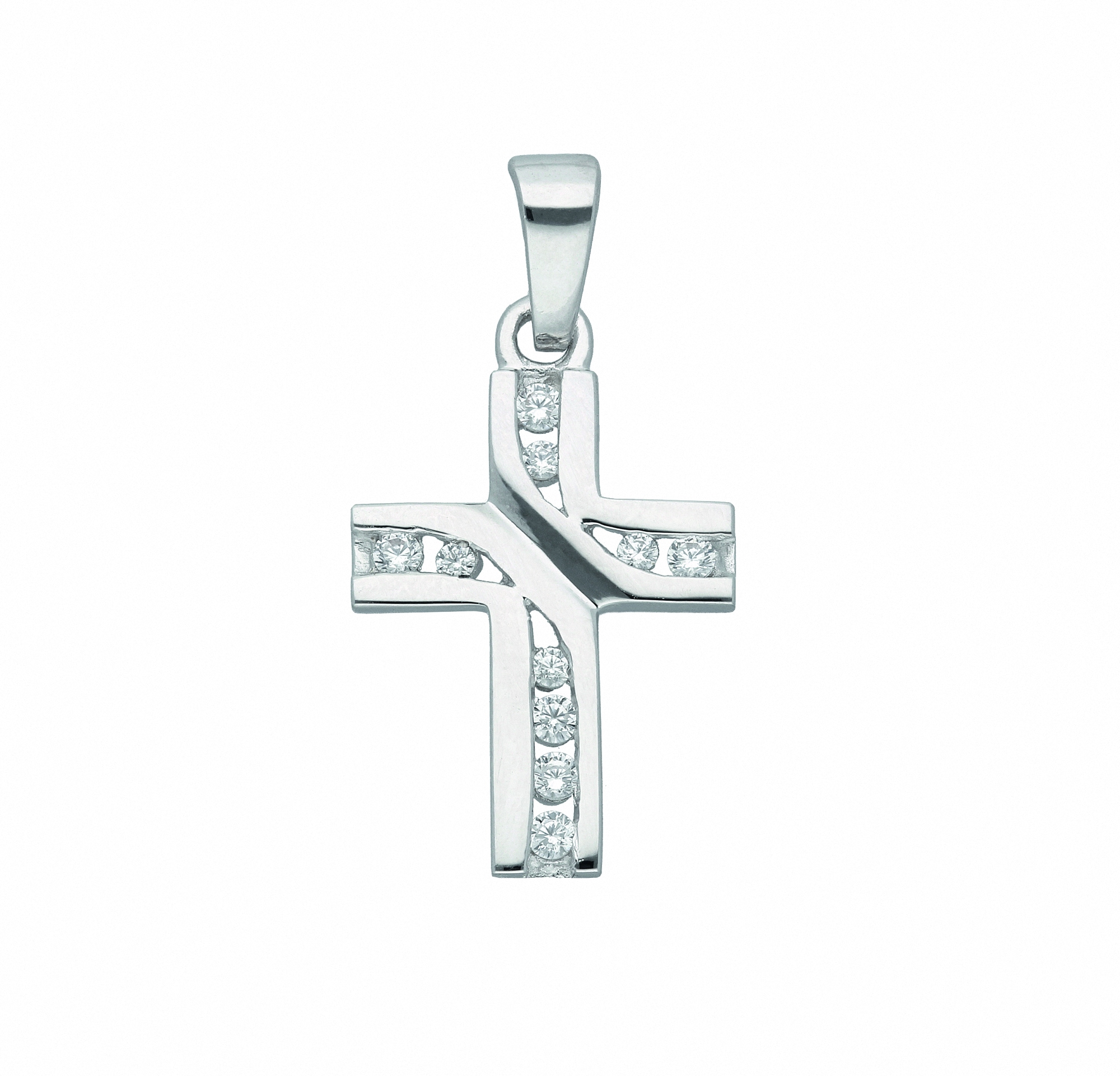 Adelia´s Kettenanhänger »925 Silber Kreuz Anhänger«, mit Zirkonia  Silberschmuck für Damen & Herren bestellen | I'm walking
