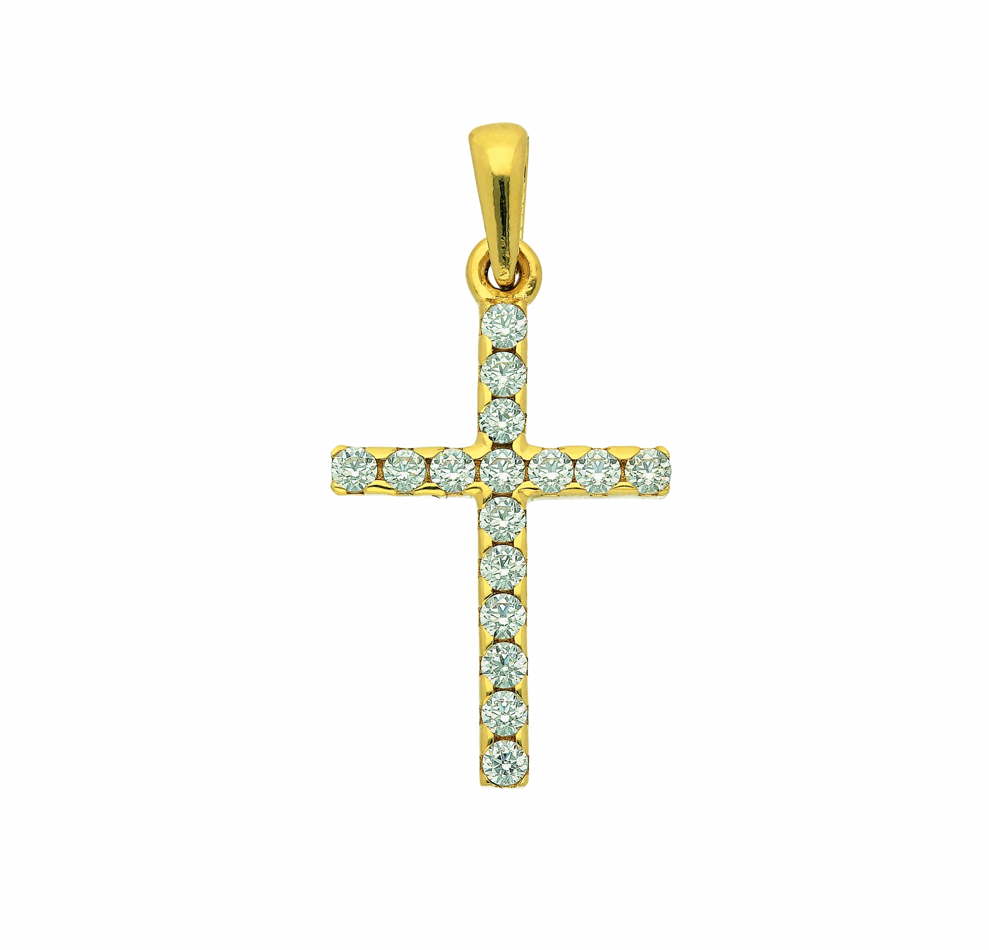 I\'m Adelia´s Anhänger walking Schmuckset Halskette Set Gold Kette - »333 Zirkonia«, Anhänger mit | kaufen ohne mit Kreuz