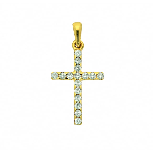 Adelia´s Kette ohne Anhänger »333 Gold Kreuz Anhänger mit Zirkonia«,  Schmuckset - Set mit Halskette kaufen | I'm walking