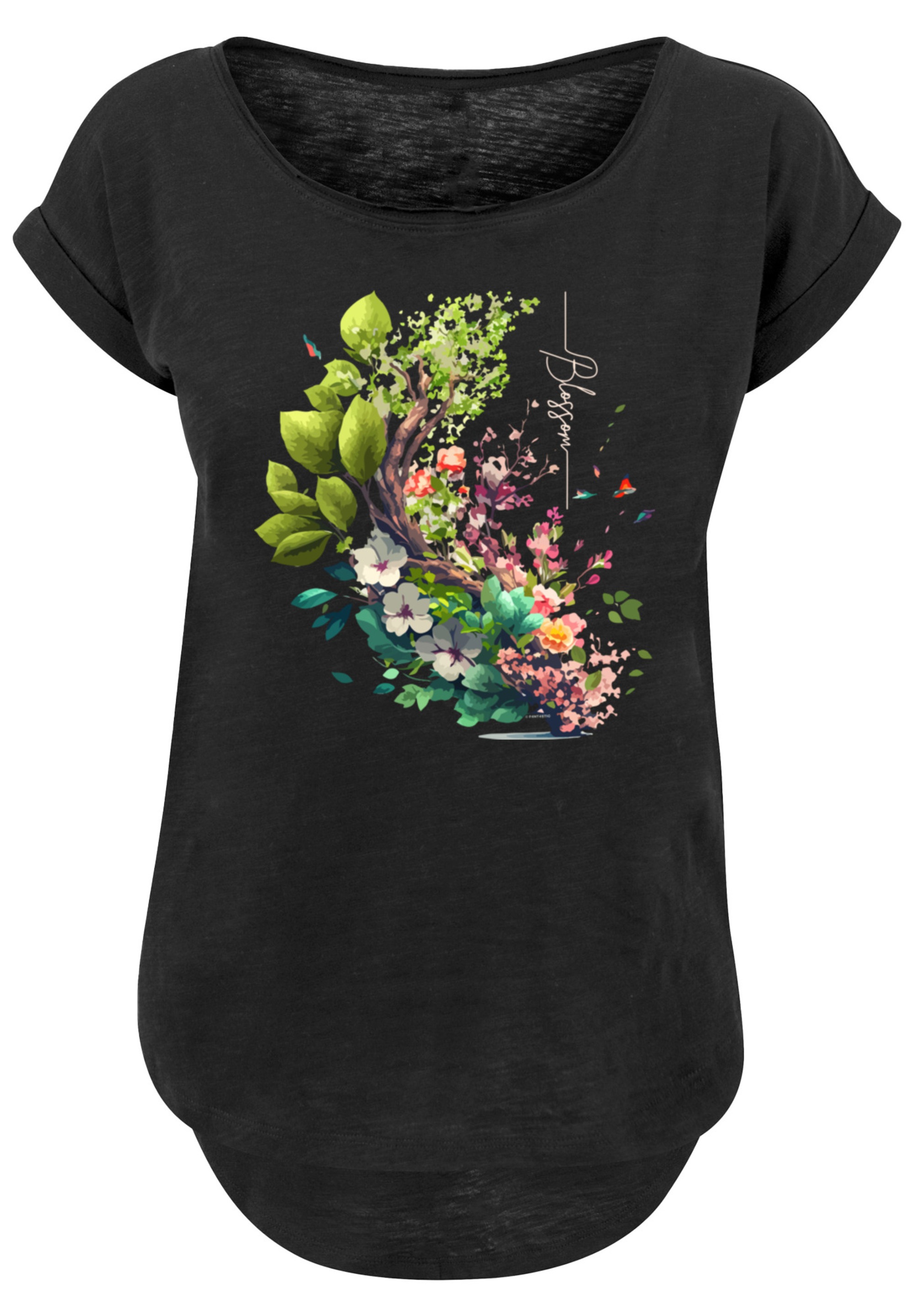 »Baum Blumen«, T-Shirt bestellen mit F4NT4STIC Print