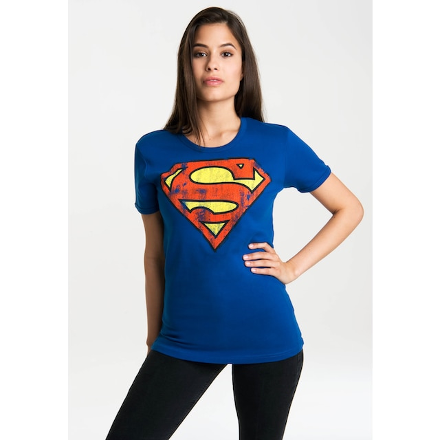 LOGOSHIRT T-Shirt »Superman-Logo«, mit lizenzierten Originaldesign online | T-Shirts