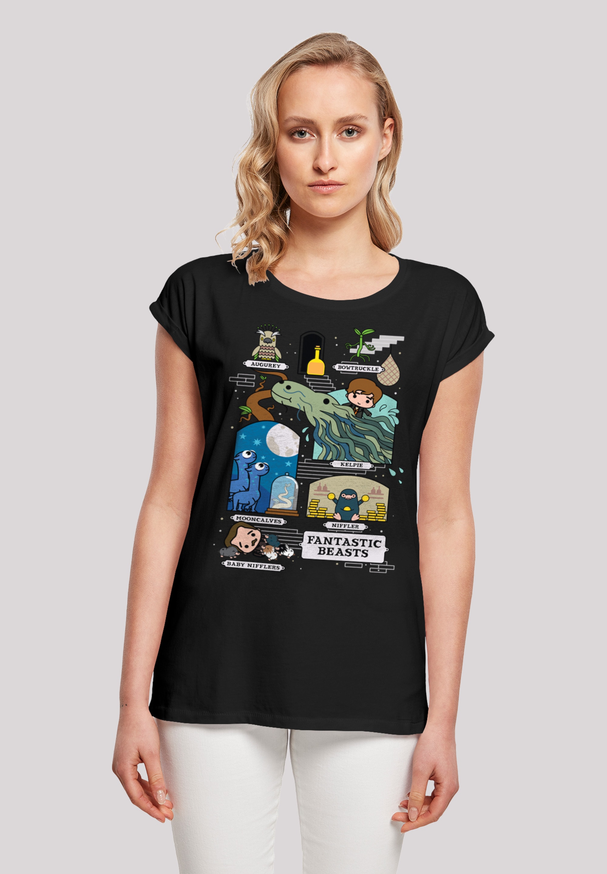 F4NT4STIC T-Shirt »Phantastische Tierwesen Chibi Newt«, Print bestellen | T-Shirts