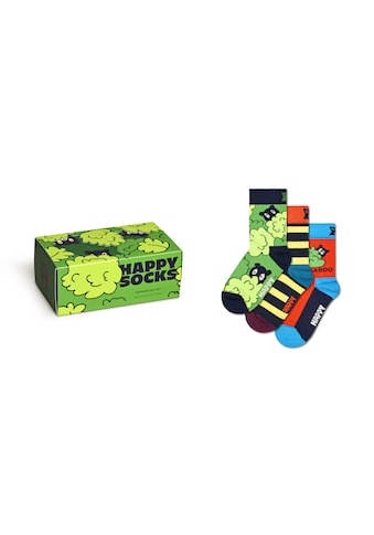 Happy Socks Socken, (3 Paar), Peekaboo Gift Set