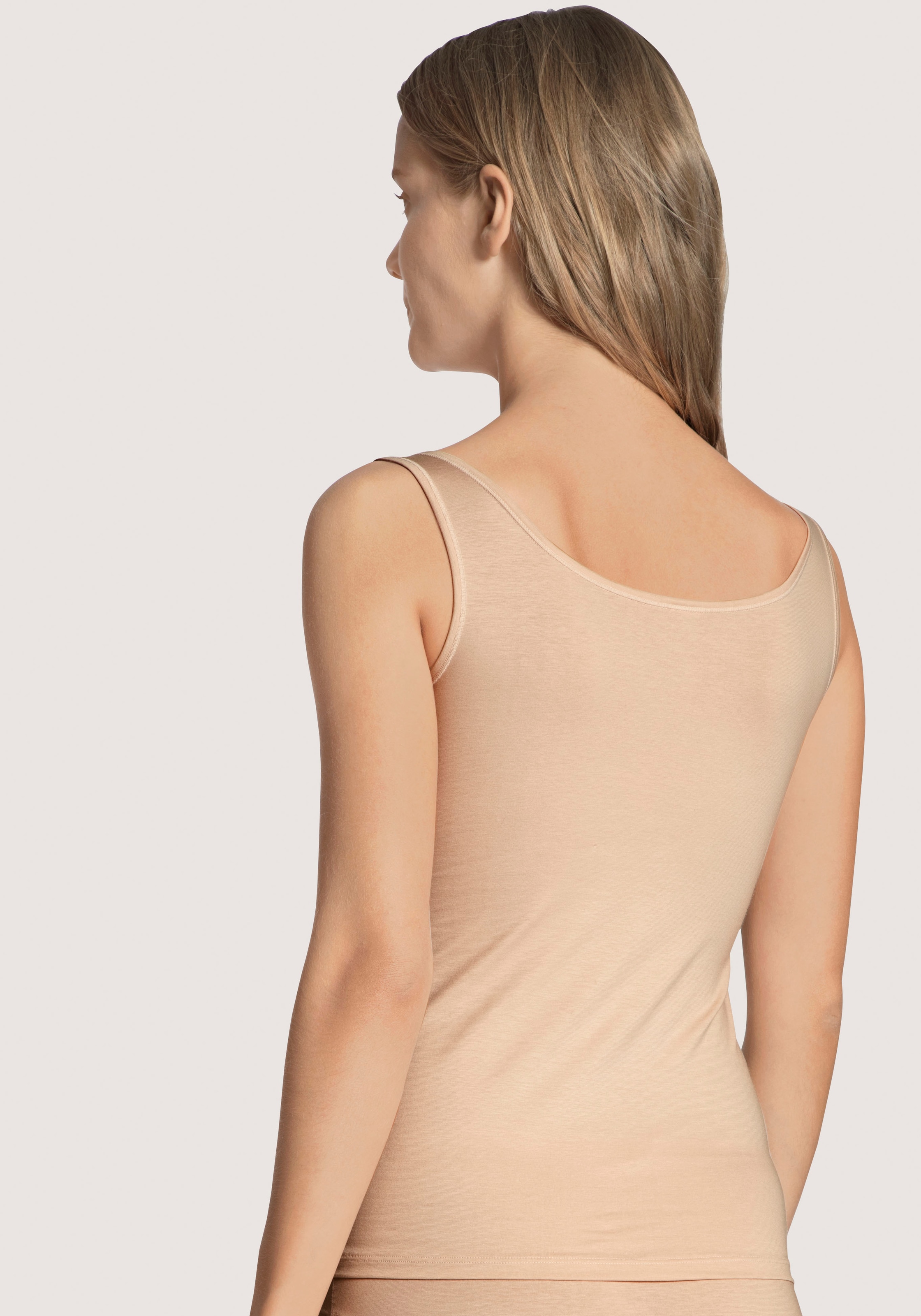 CALIDA Unterhemd auf Comfort«, reduzierter & Rechnung »Natural bestellen Top Wäsche mit Pillingbildung