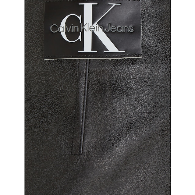 Calvin Klein Jeans Lederimitatrock »FAUX LEATHER SKIRT« online kaufen | I\'m  walking