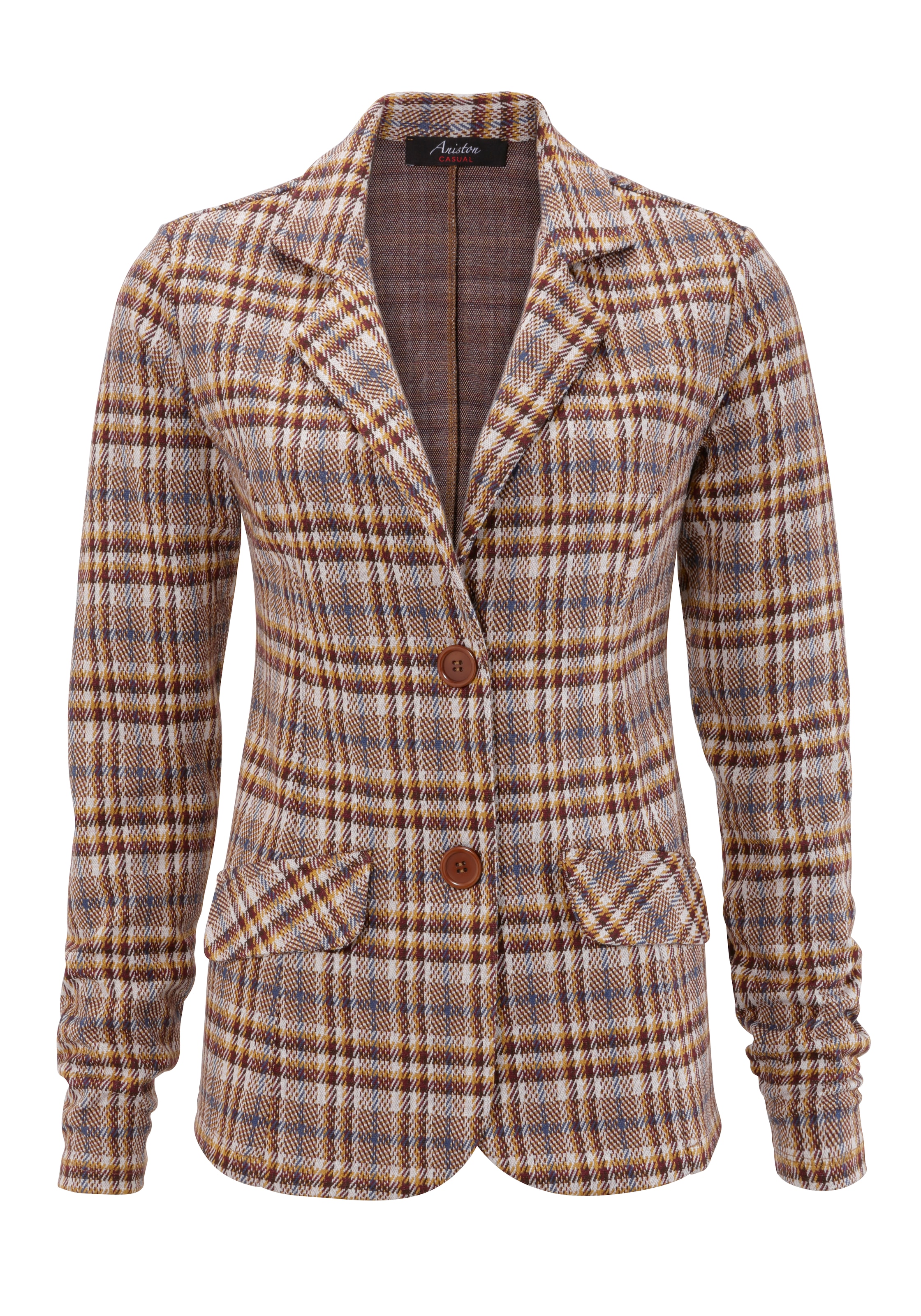 Aniston CASUAL Sweatblazer, in trendfarbenem Karo-Dessin kaufen