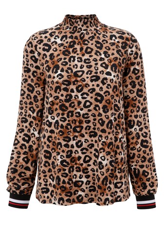 Aniston CASUAL Langarmshirt, mit trendigem Animal-Print und gestreiften Bündchen kaufen