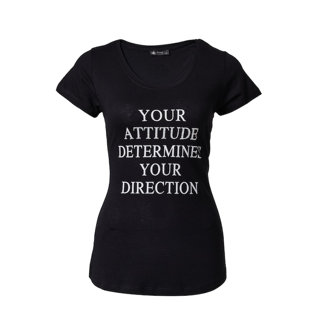 Decay Schriftzug T-Shirt, mit online coolem