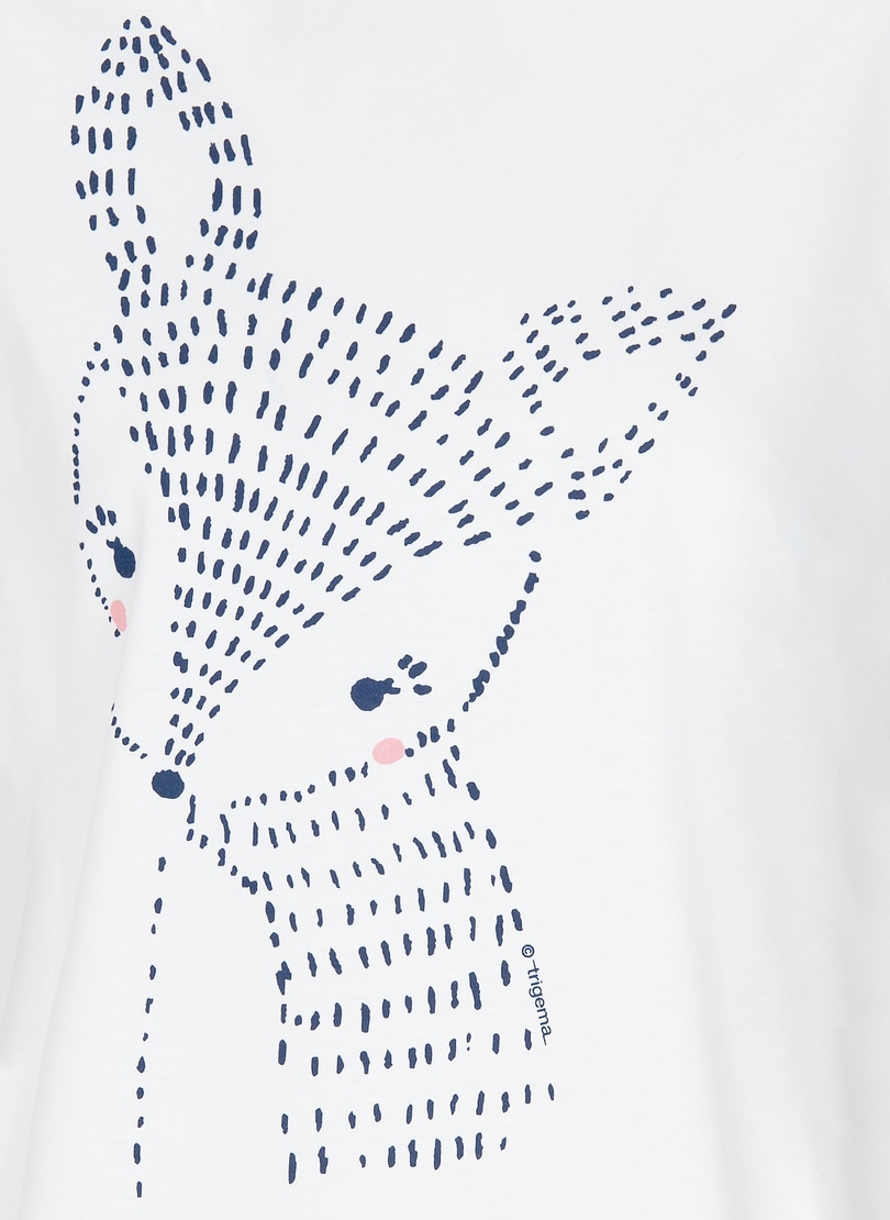 Trigema Schlafanzug »TRIGEMA Langer Schlafanzug mit Tier-Motiven« & Wäsche  auf Rechnung bestellen