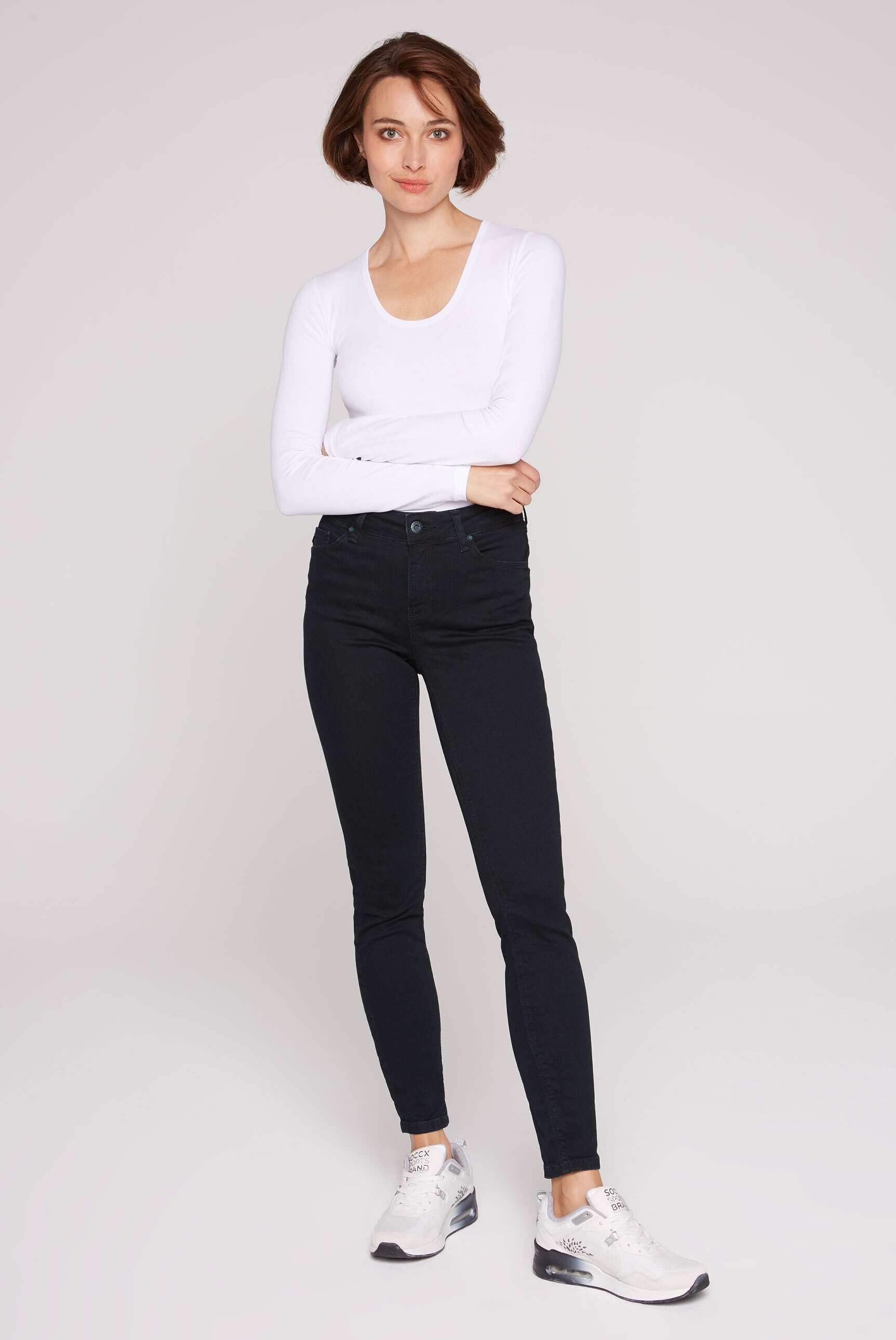 SOCCX Slim-fit-Jeans, mit online Stretch-Anteil