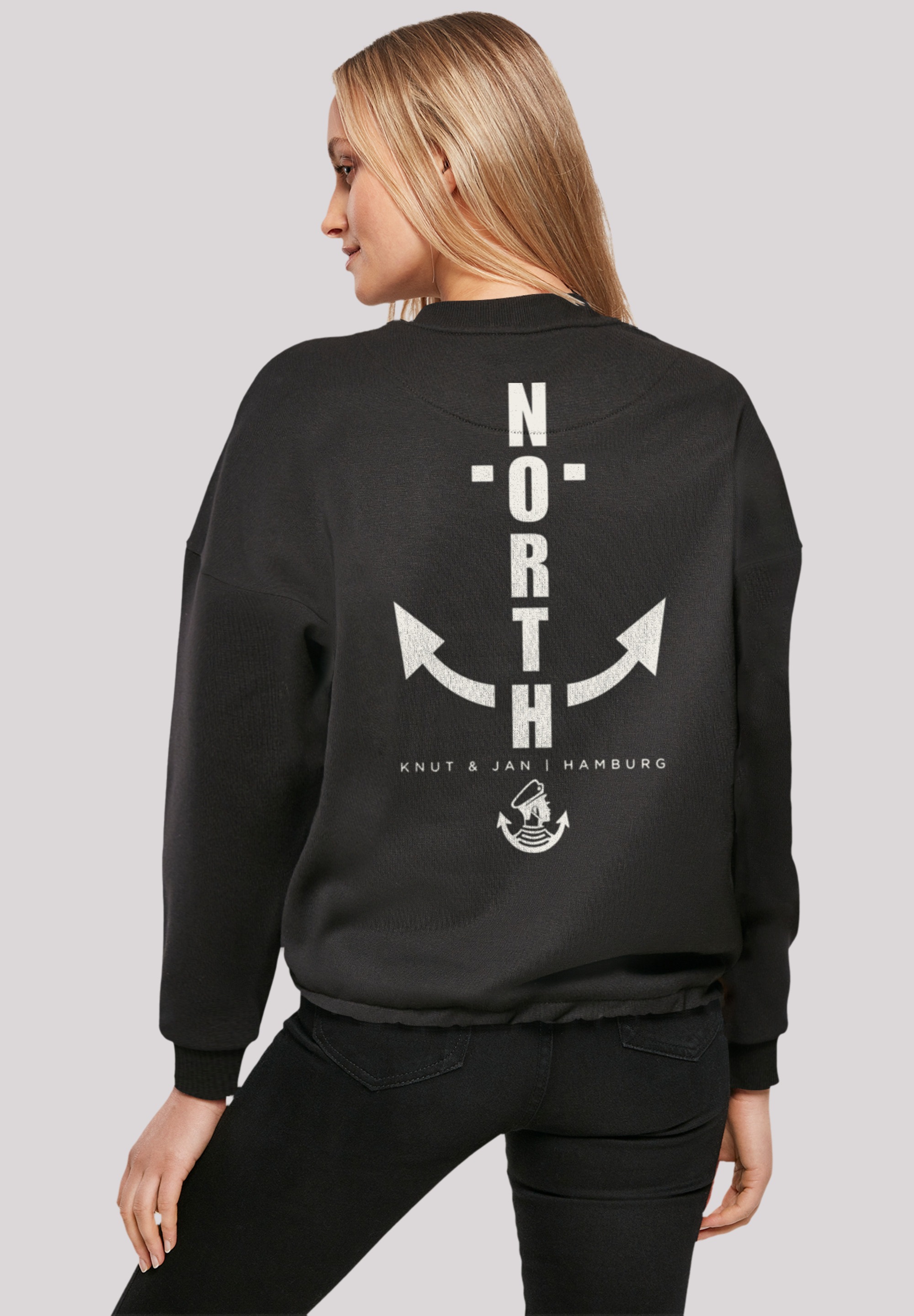 F4NT4STIC Sweatshirt »North Anchor | walking kaufen Print Knut Jan & Hamburg«, I\'m