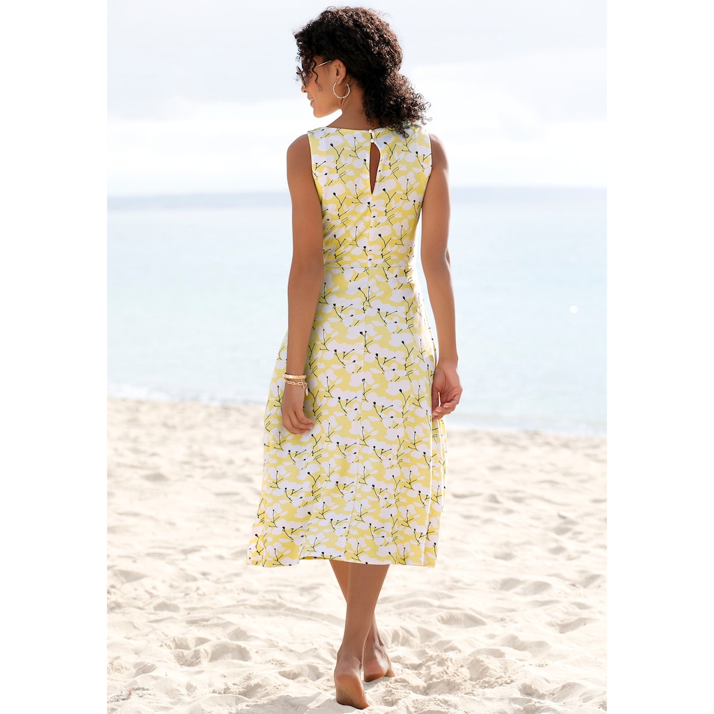 Beachtime Sommerkleid, mit Blumendruck