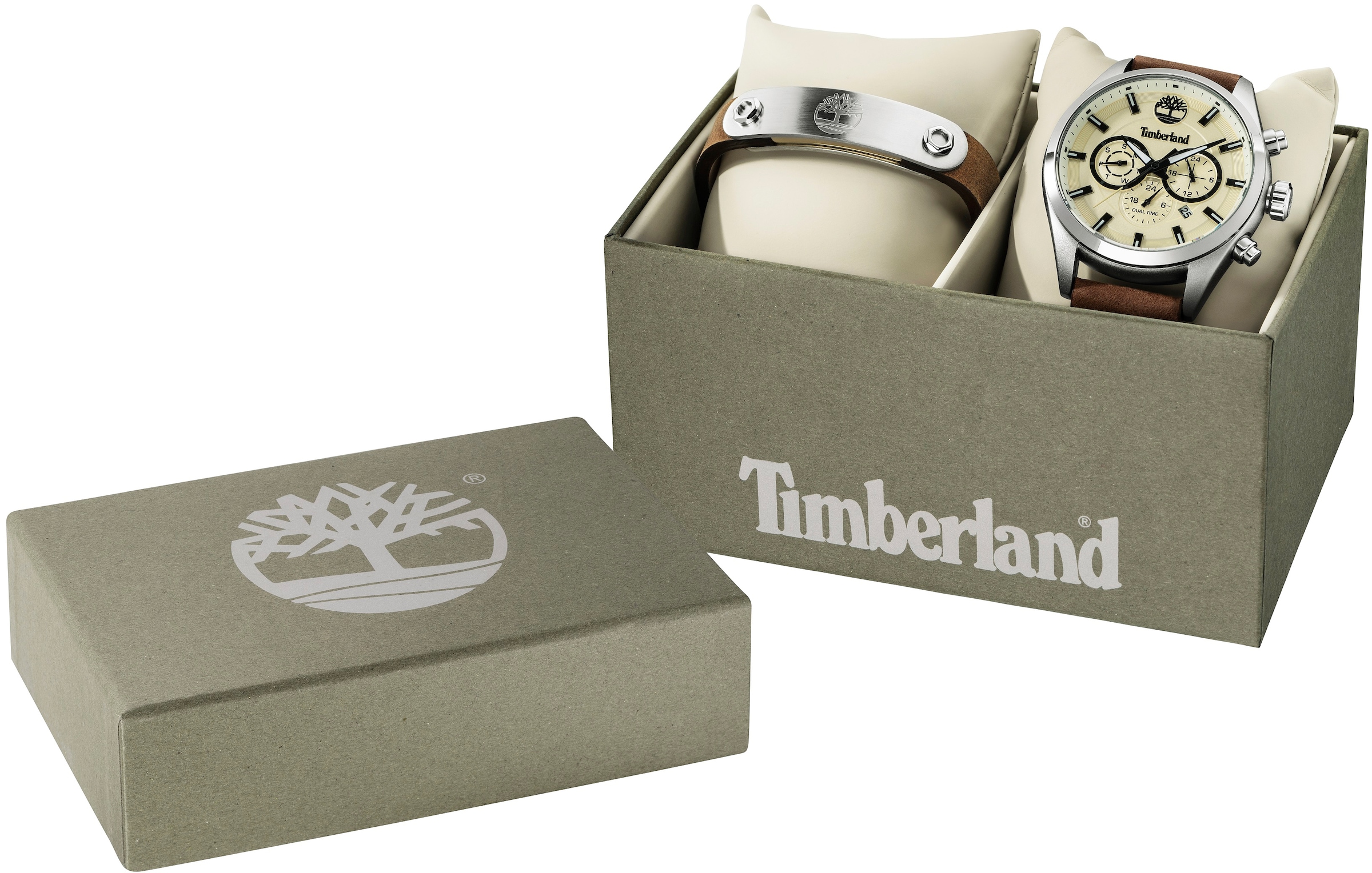 Timberland Multifunktionsuhr »ASHMONT-SET, TBL.ASHM.SET.20«, (Set, 2 tlg.,  Uhr mit Schmuck-Armband) online kaufen | I\'m walking