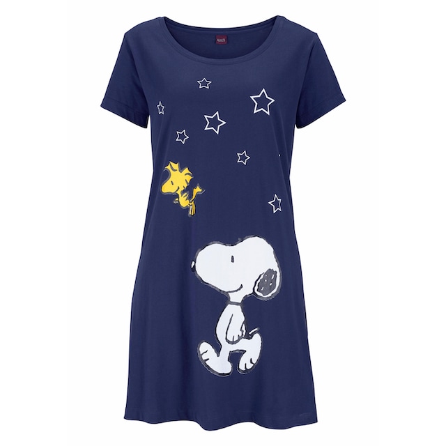 Peanuts Sleepshirt, mit Snoopy-Print in Minilänge & Wäsche auf Rechnung  bestellen