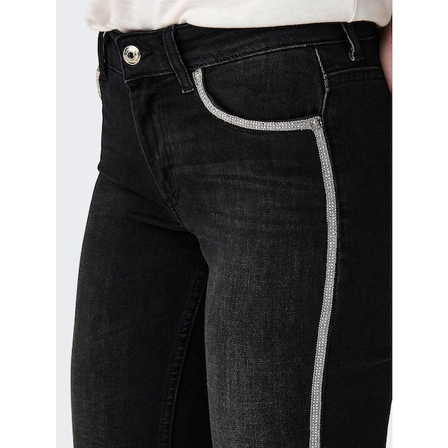 ONLY Skinny-fit-Jeans »ONLBLUSH MW SKINNY DECO ANK RW REA0918« online  kaufen | I'm walking
