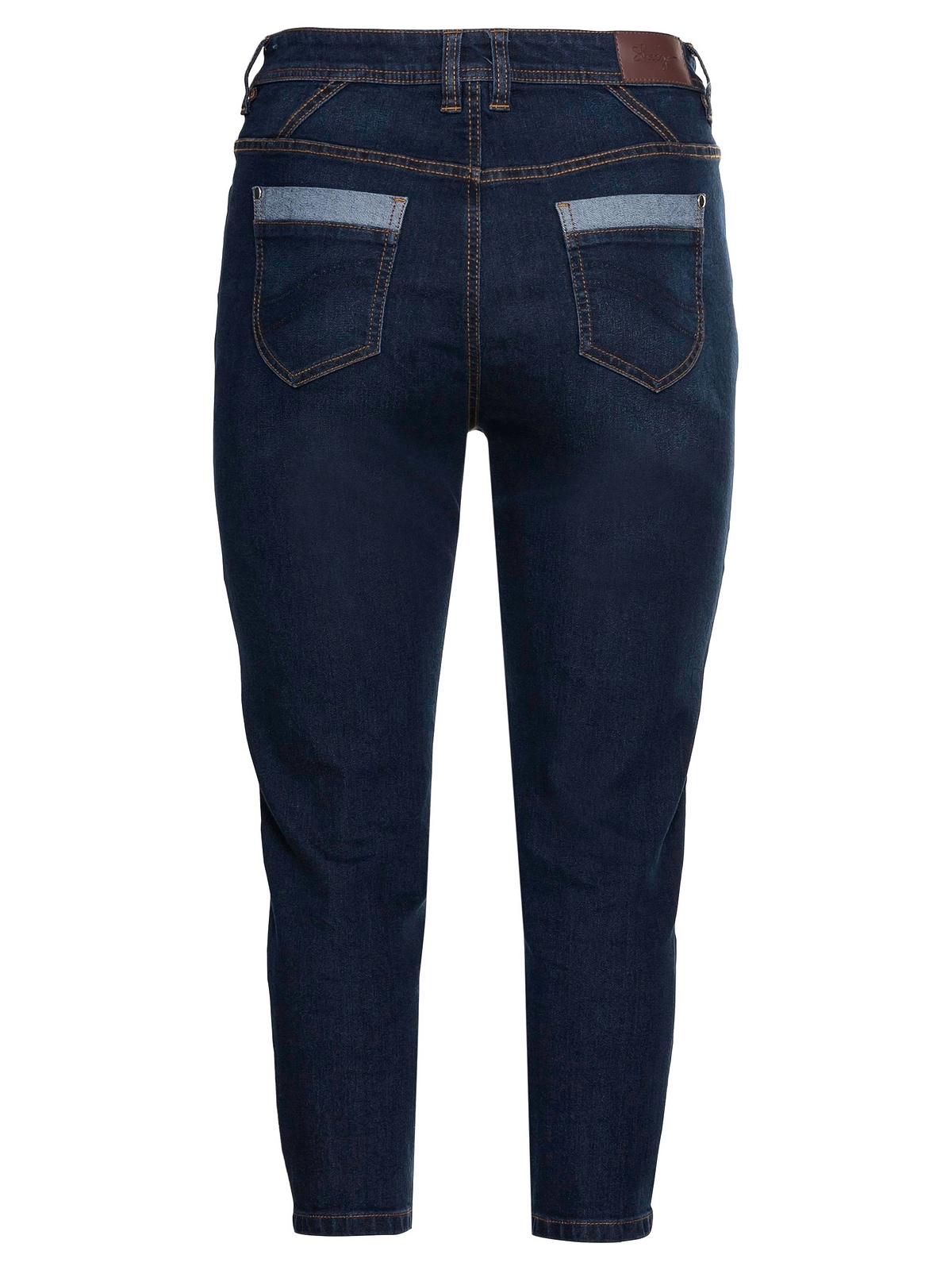 Sheego Stretch-Jeans »Große Größen«, in 7/8-Länge, mit Stickerei vorn  online