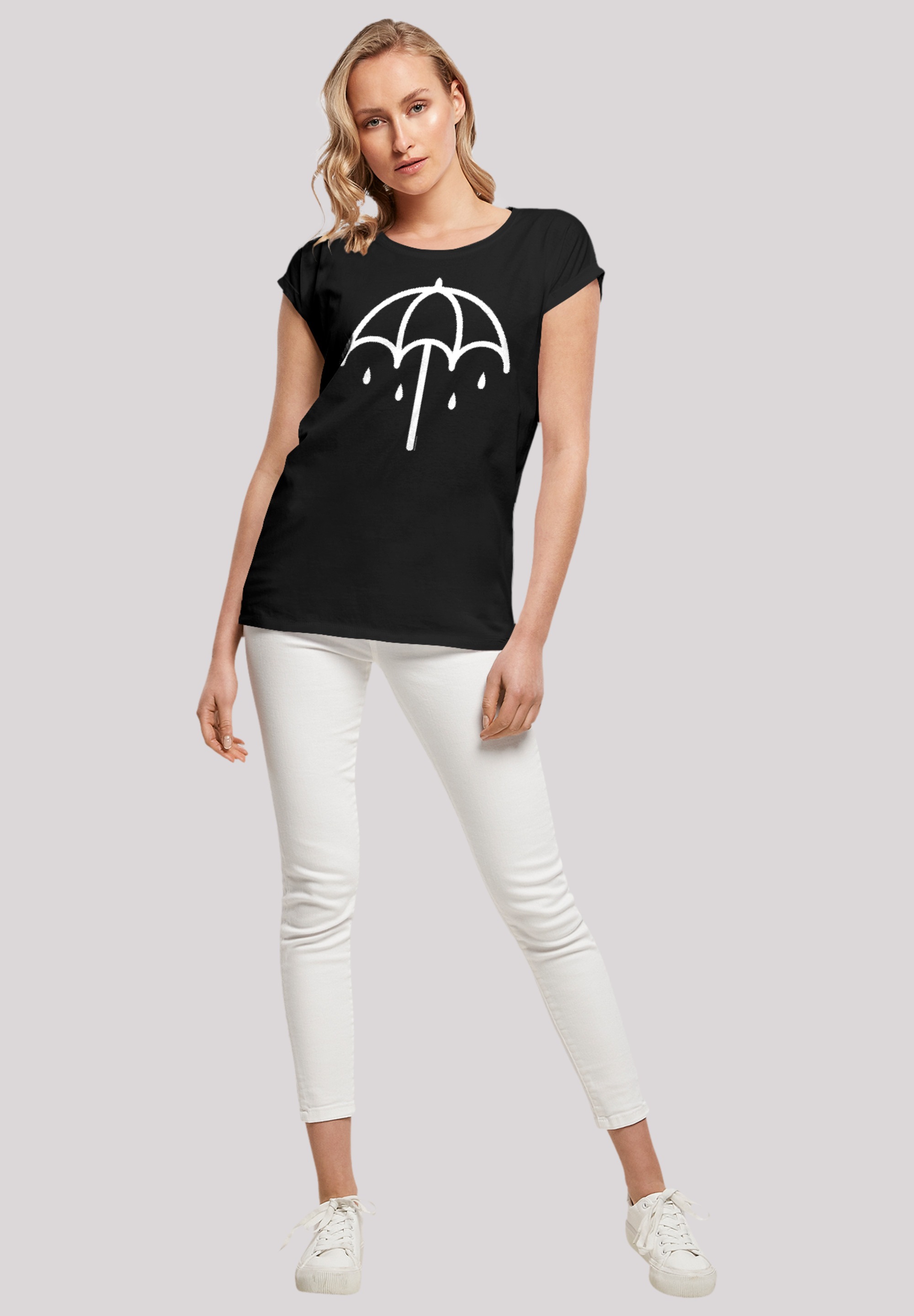 F4NT4STIC T-Shirt »BMTH Metal Band Umbrella 2 DARK«, Premium Qualität, Rock- Musik, Band online kaufen | I'm walking