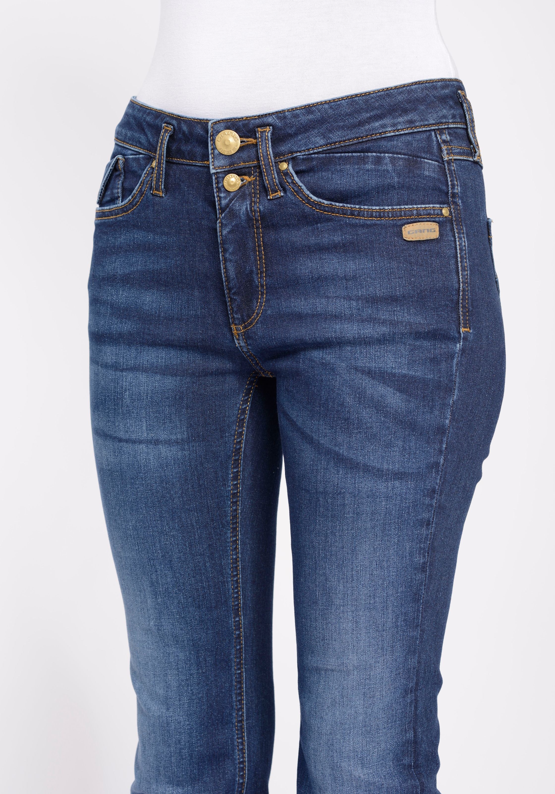 GANG Bootcut-Jeans »94ELISA LIGHT bestellen BOOTCUT«, aus und der Stretch Bio-Baumwolle mit LINE ECO