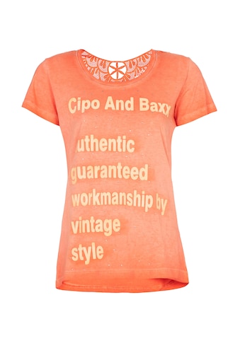 Cipo & Baxx T-Shirt, im Vintage-Look kaufen