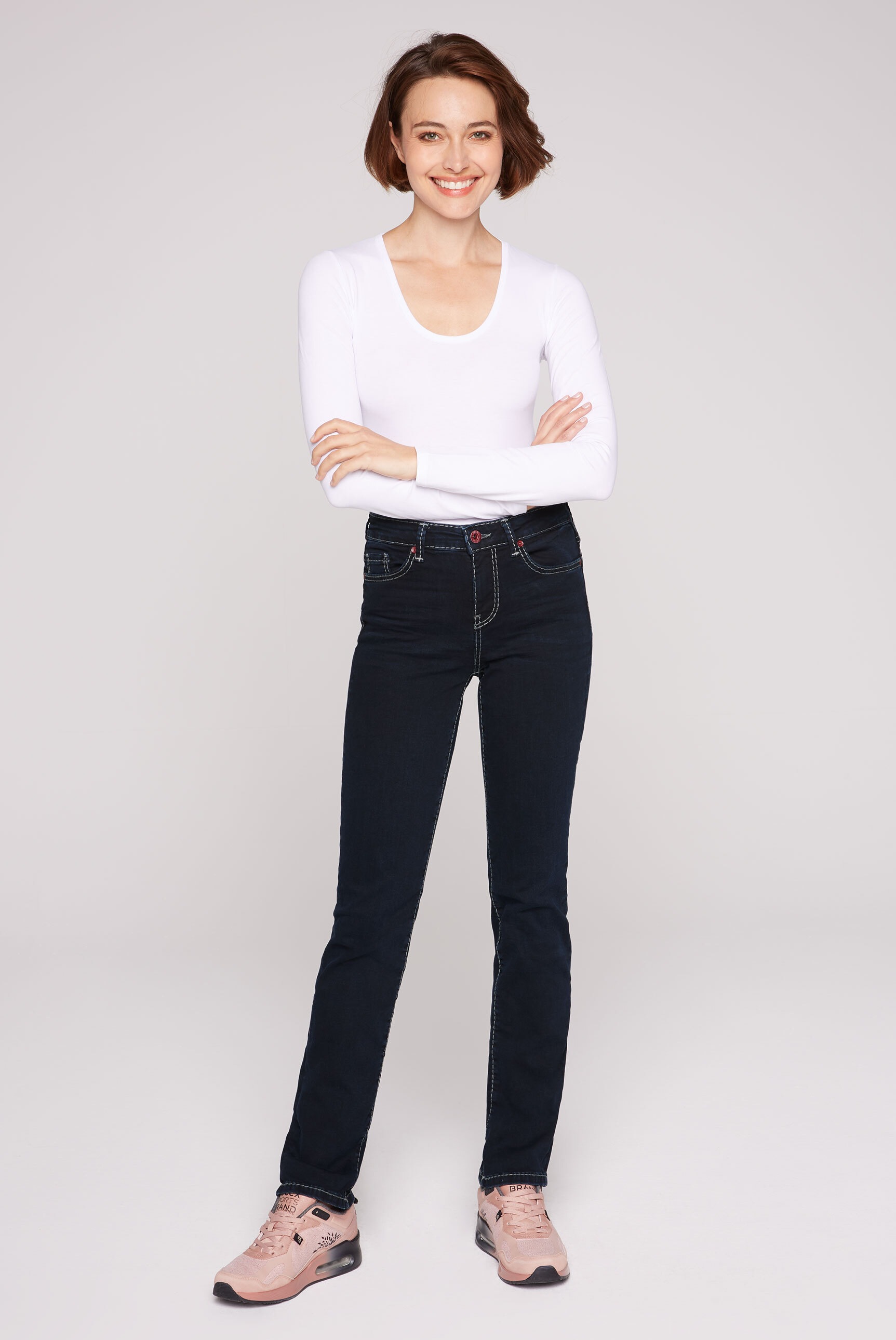 SOCCX Regular-fit-Jeans, mit Stretch-Anteil kaufen
