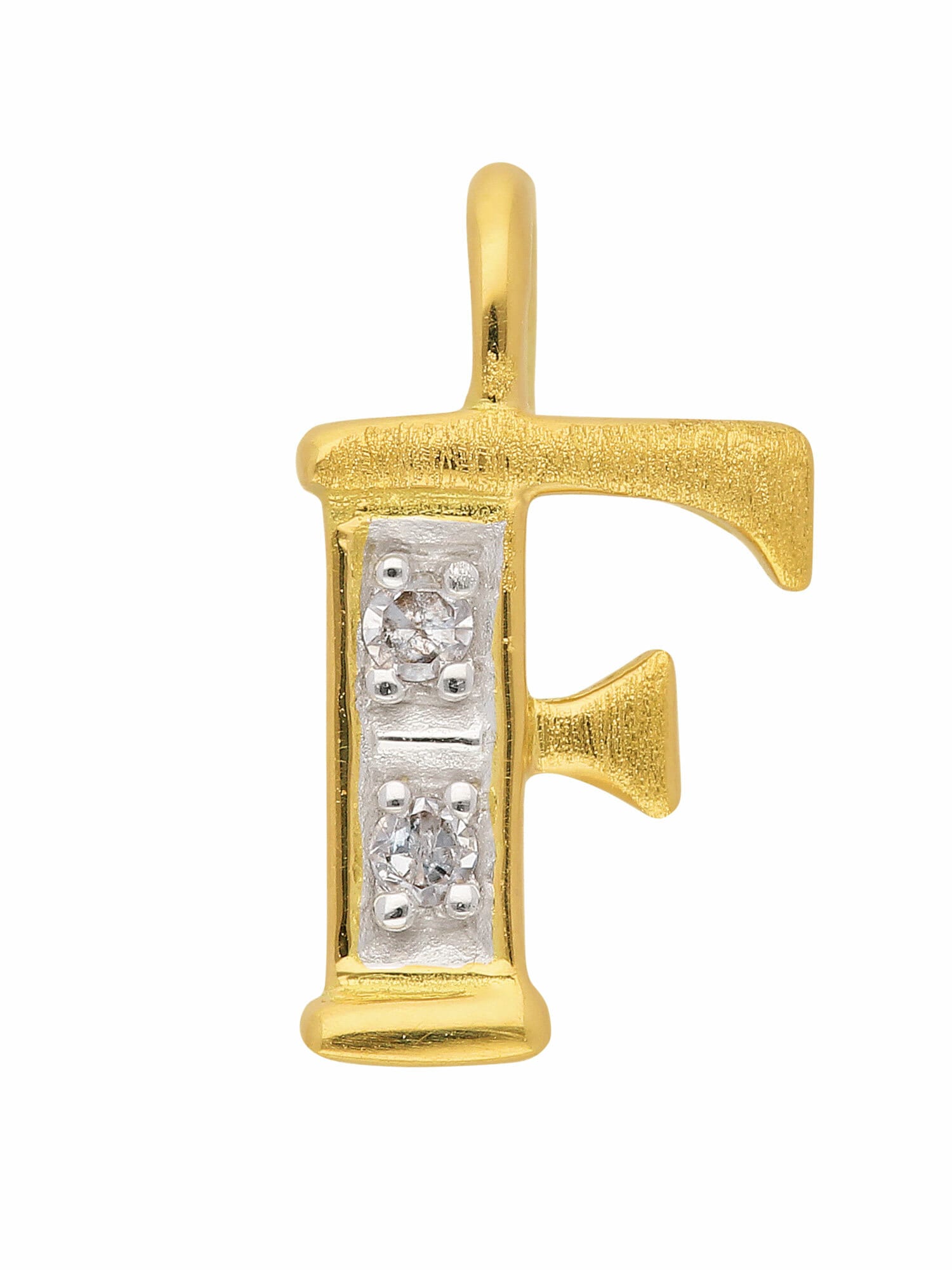 Adelia´s Buchstabenanhänger »585 Gold Buchstabenanhänger mit Diamant«, mit Diamant  Goldschmuck für Damen & Herren kaufen | I'm walking