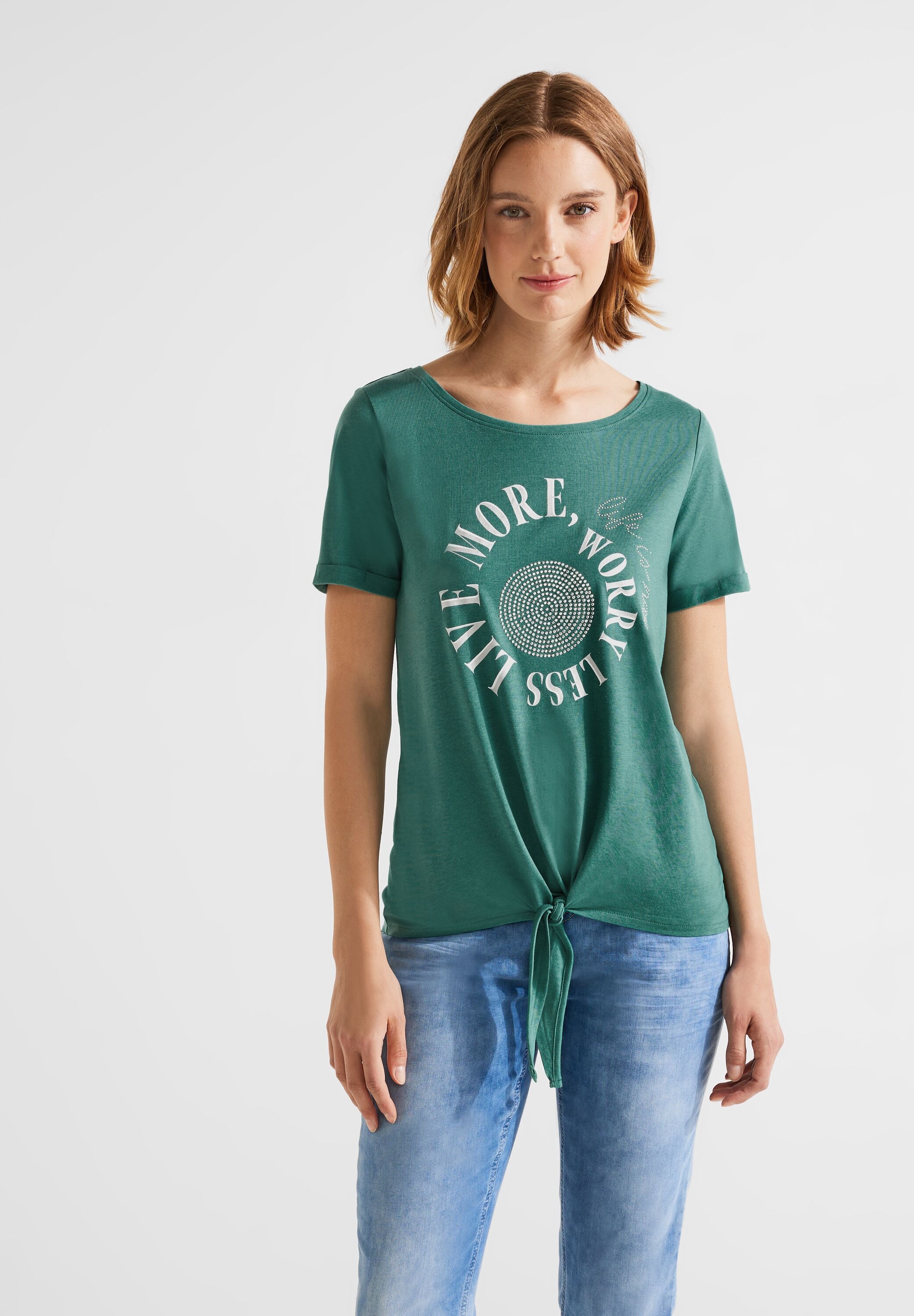 walking STREET Materialmix T-Shirt, | I\'m shoppen ONE softem aus