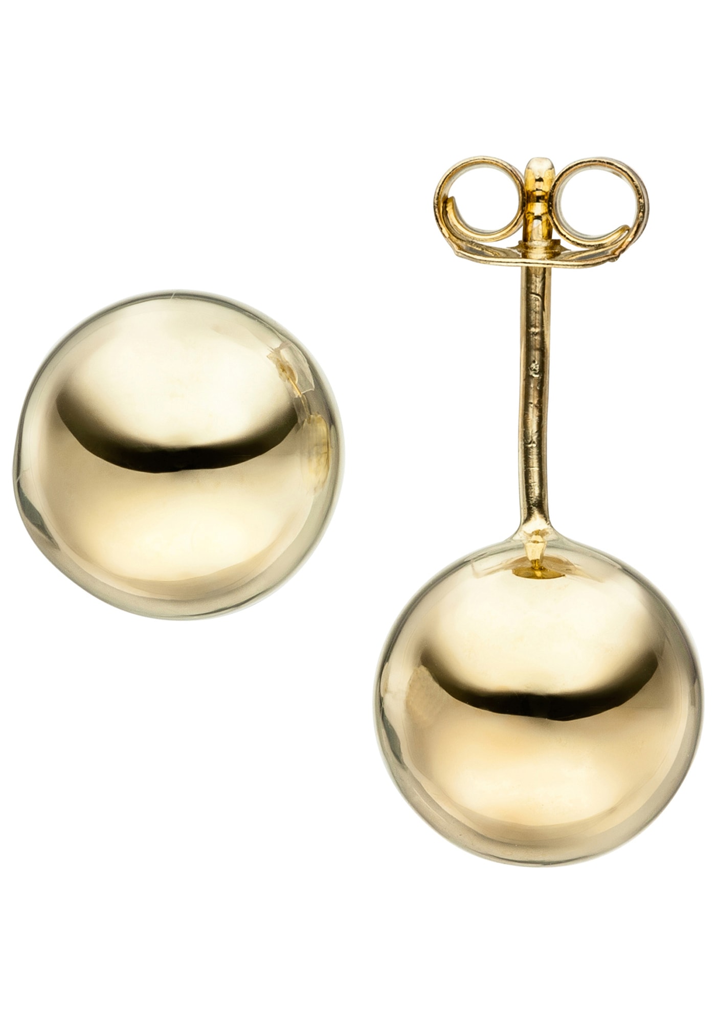 JOBO Paar Ohrhänger »Kugel«, 925 Silber bicolor vergoldet im Onlineshop |  I\'m walking | Ohrhänger
