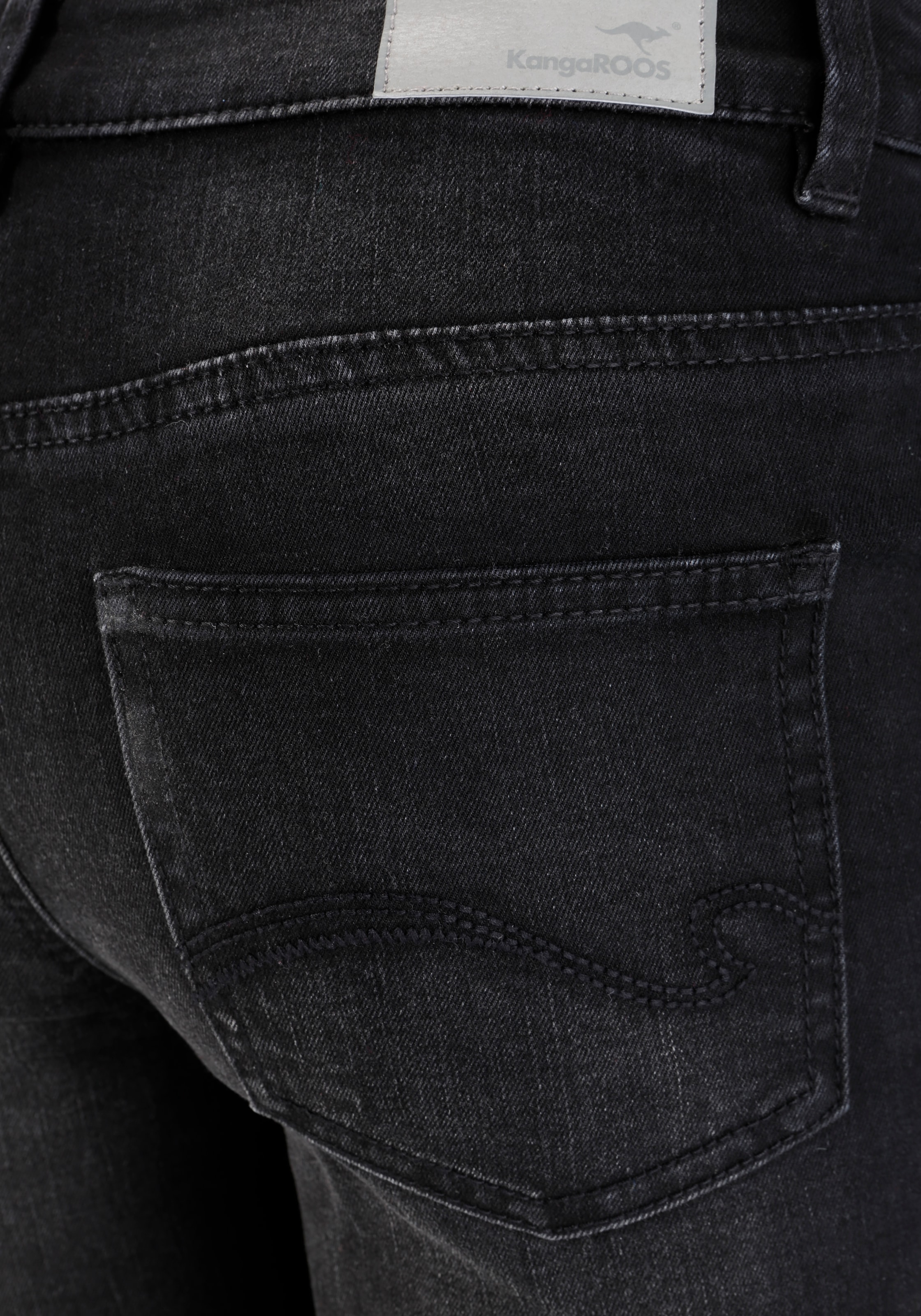 SKINNY walking mit HIGH online »SUPER KangaROOS 5-Pocket-Jeans RISE«, I\'m used-Effekt |