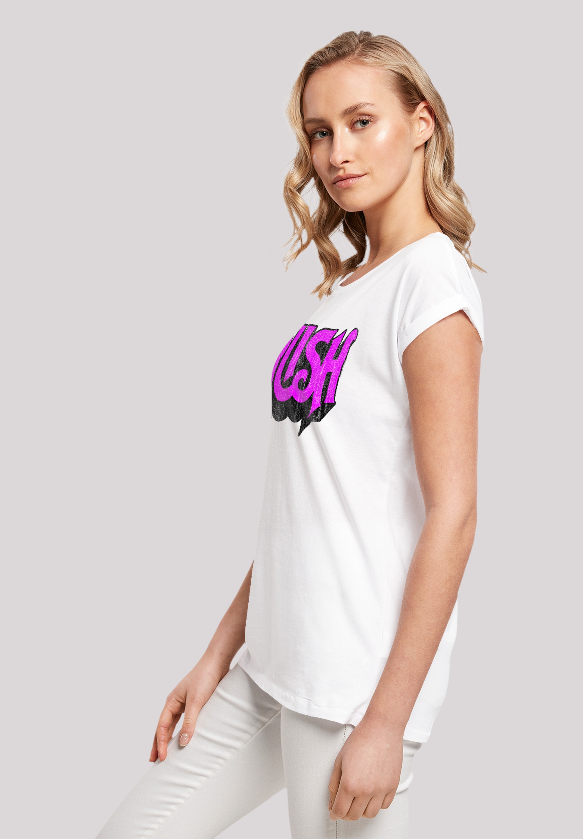 walking Distressed kaufen T-Shirt Premium Logo«, Band F4NT4STIC I\'m | online »Rush Qualität Rock